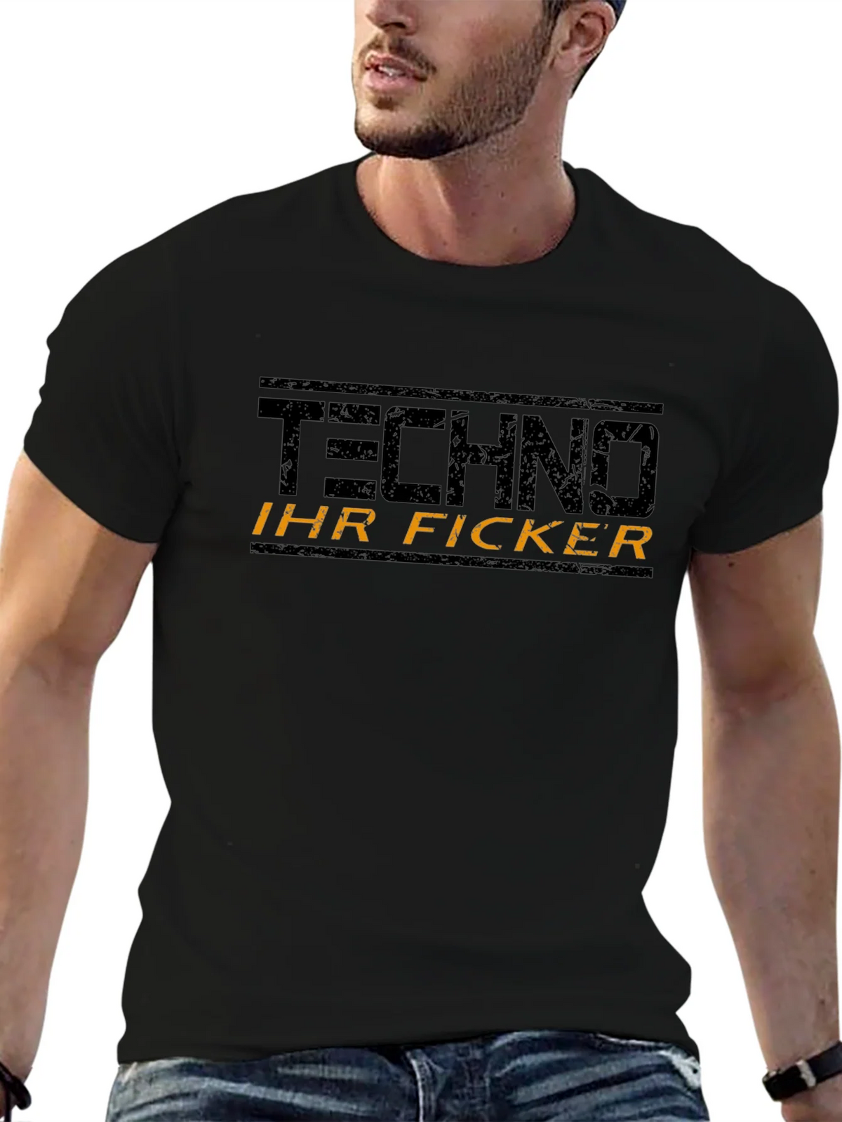 Techno Graphic T-Shirt - Edgy Statement Tee product image 5