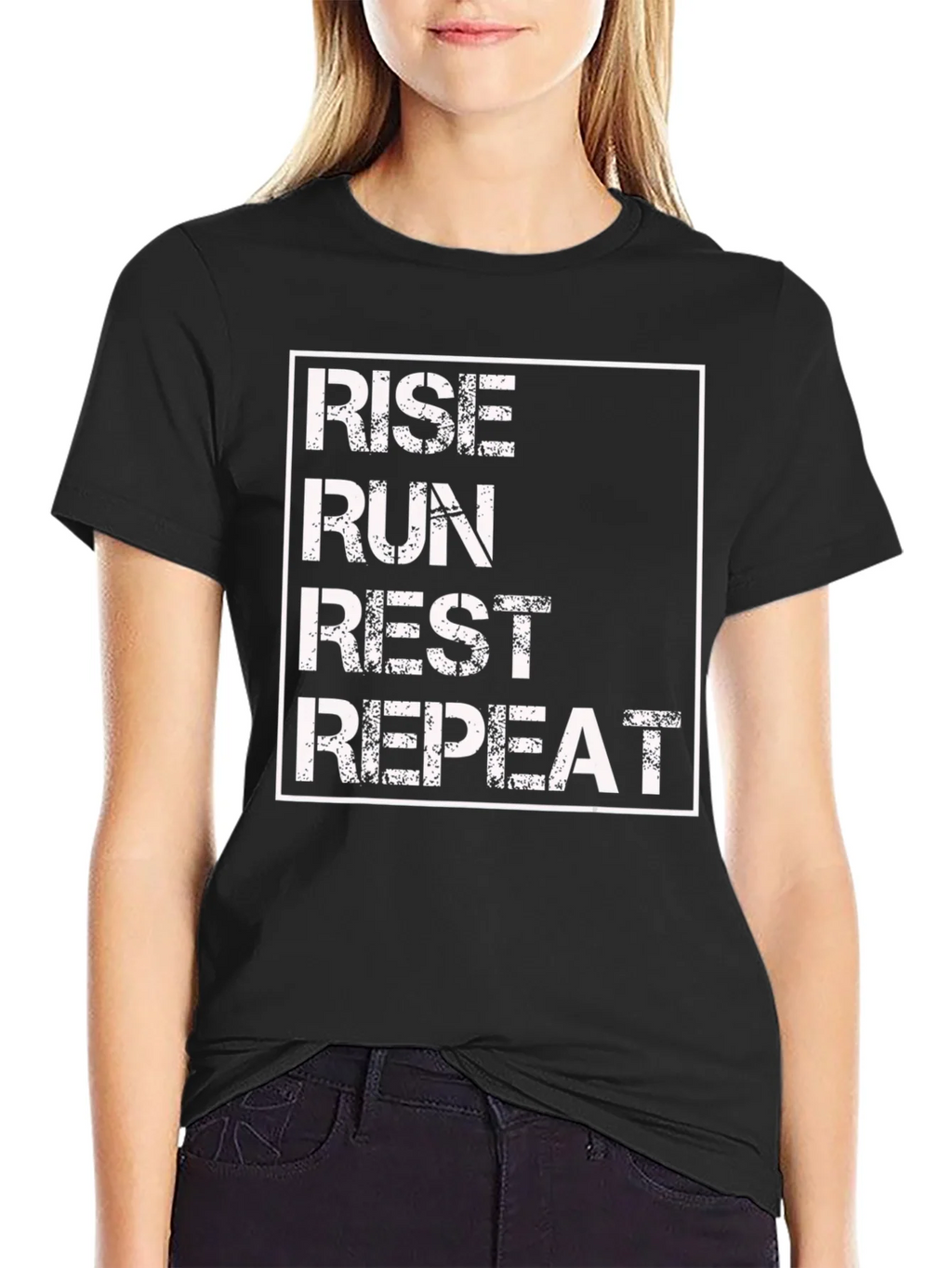 Rise Run Rest Repeat Graphic Tee product image 2