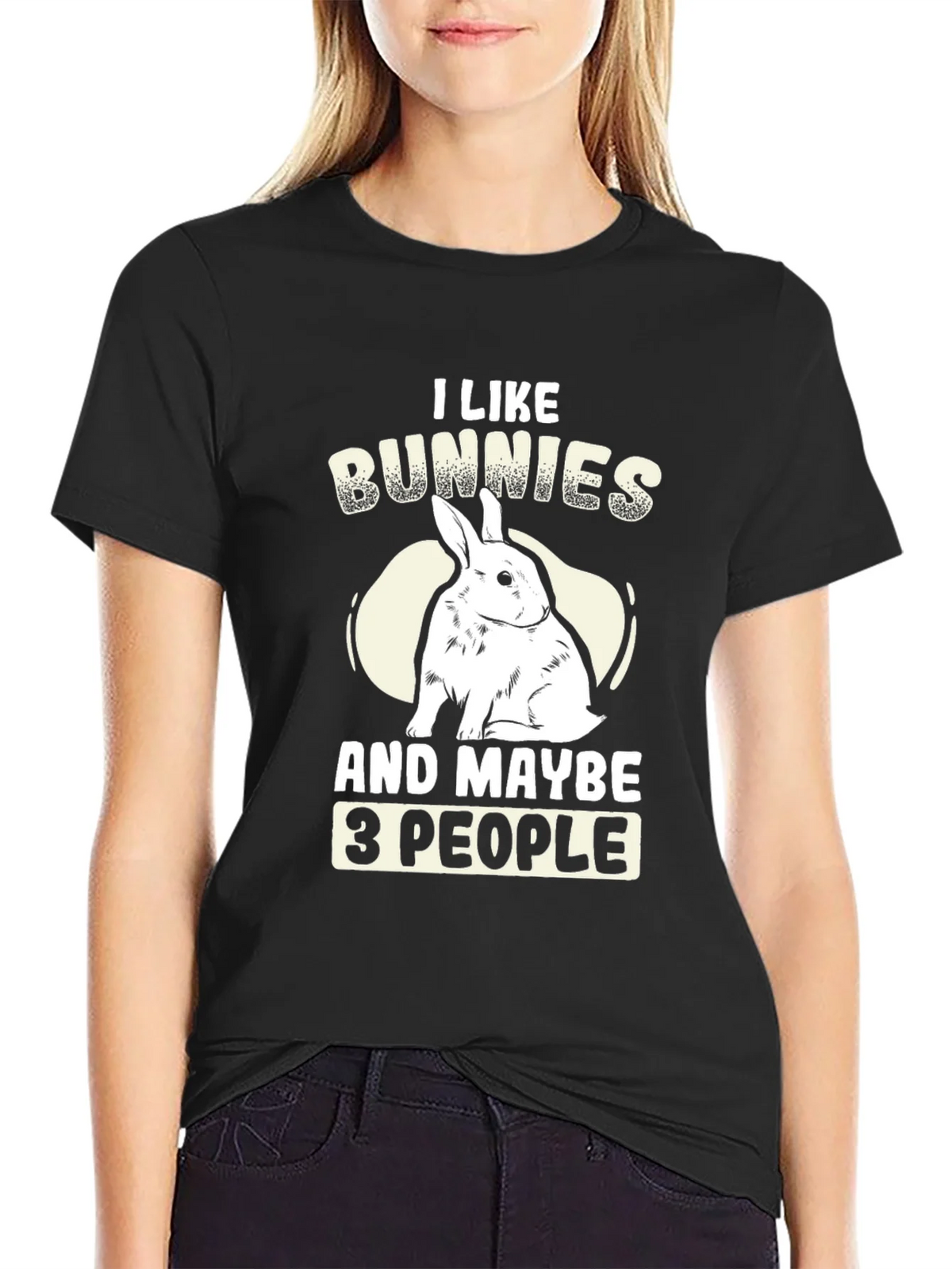 I Like Bunnies and Maybe 3 People T-Shirt product image 1