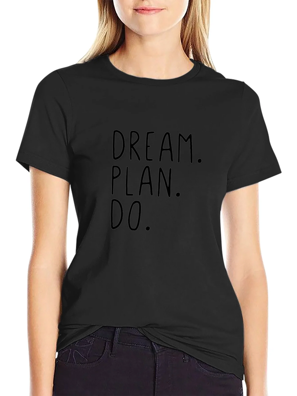 Dream Plan Do Black Graphic Tee product image 2