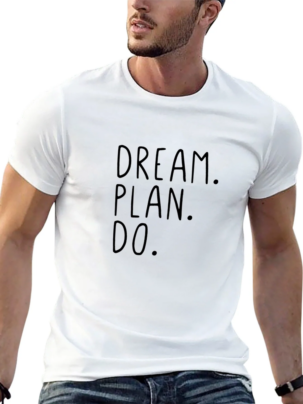 Dream Plan Do Black Graphic Tee product image 12
