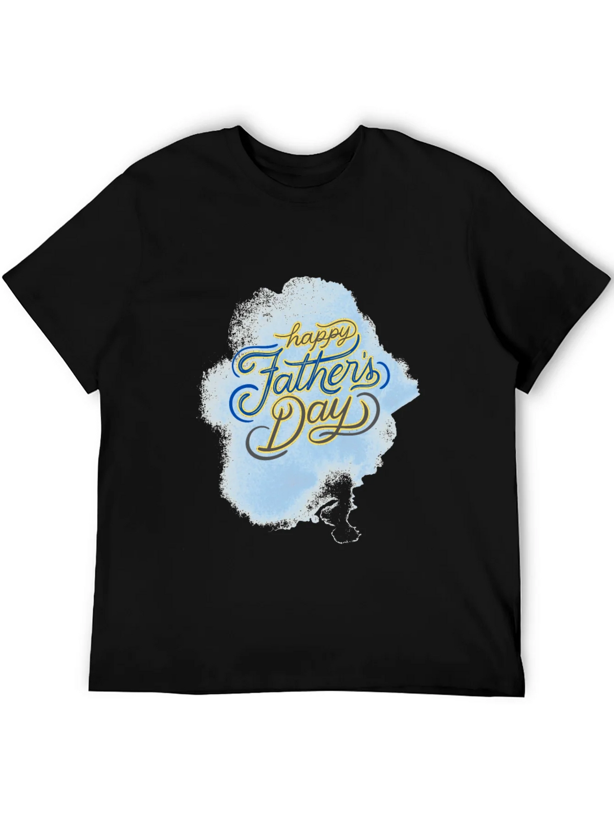 Happy Fathers Day Black T-Shirt product image 5