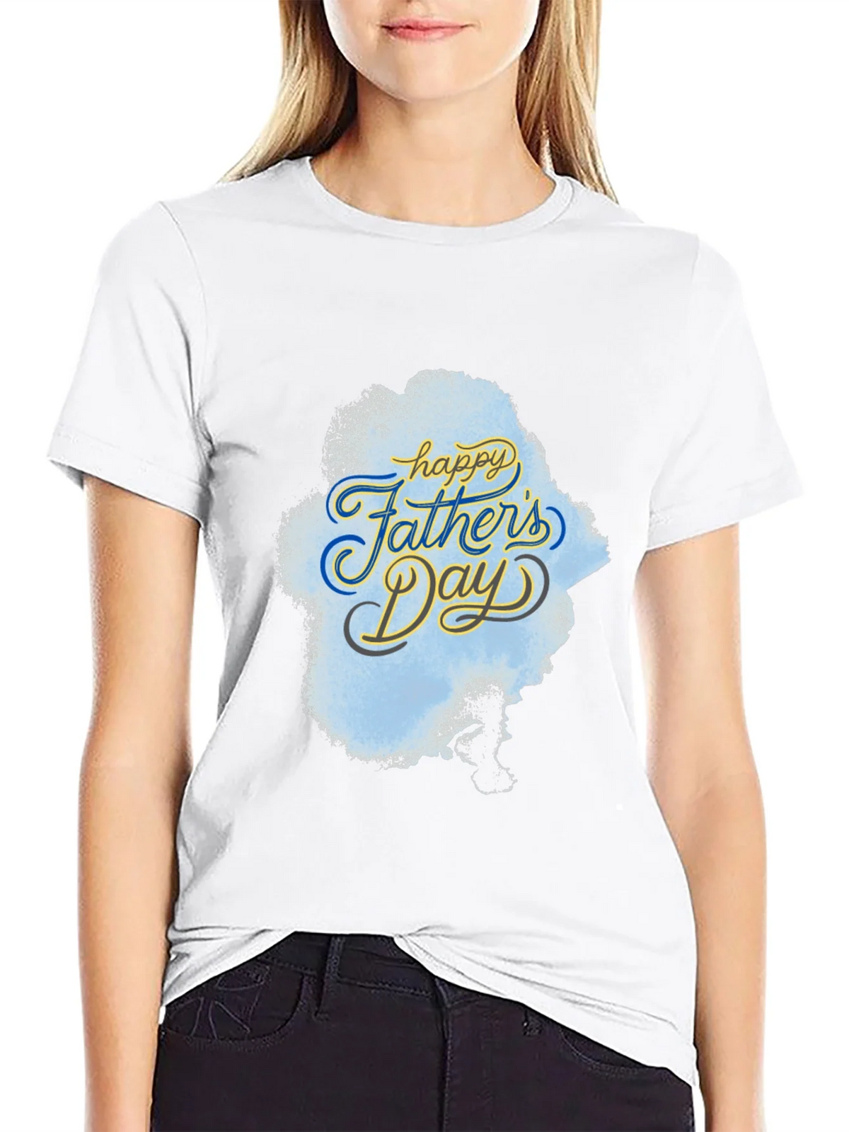 Happy Fathers Day Black T-Shirt product image 8
