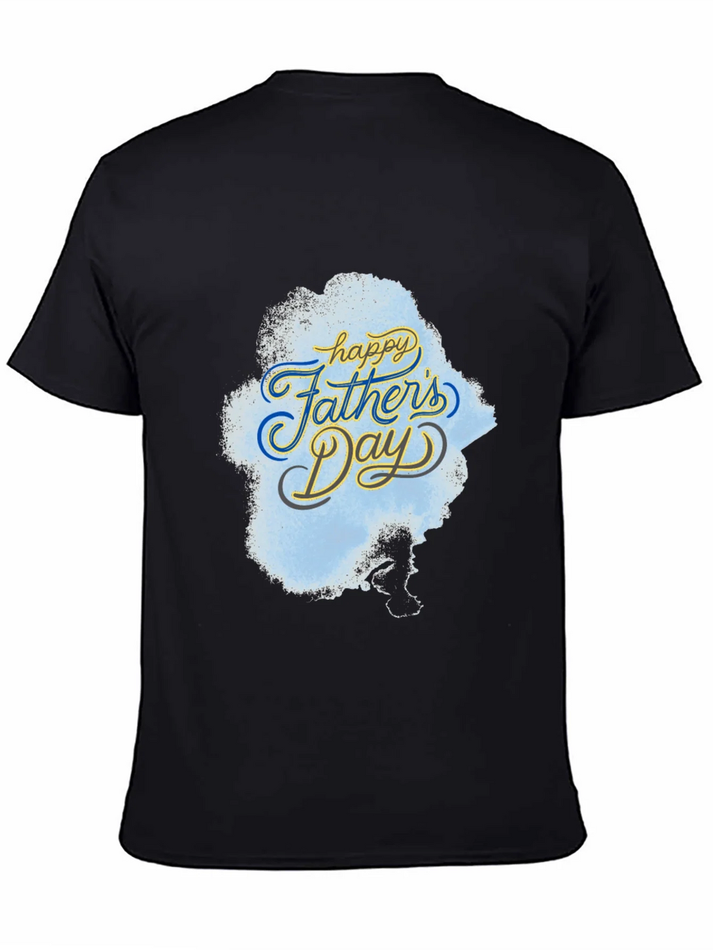 Happy Fathers Day Black T-Shirt product image 4