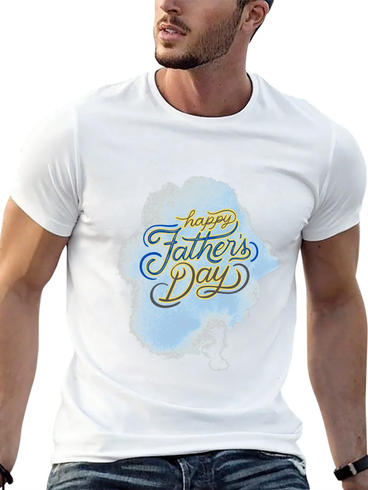 Happy Fathers Day Black T-Shirt product image 12