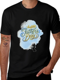 Happy Fathers Day Black T-Shirt product image 1