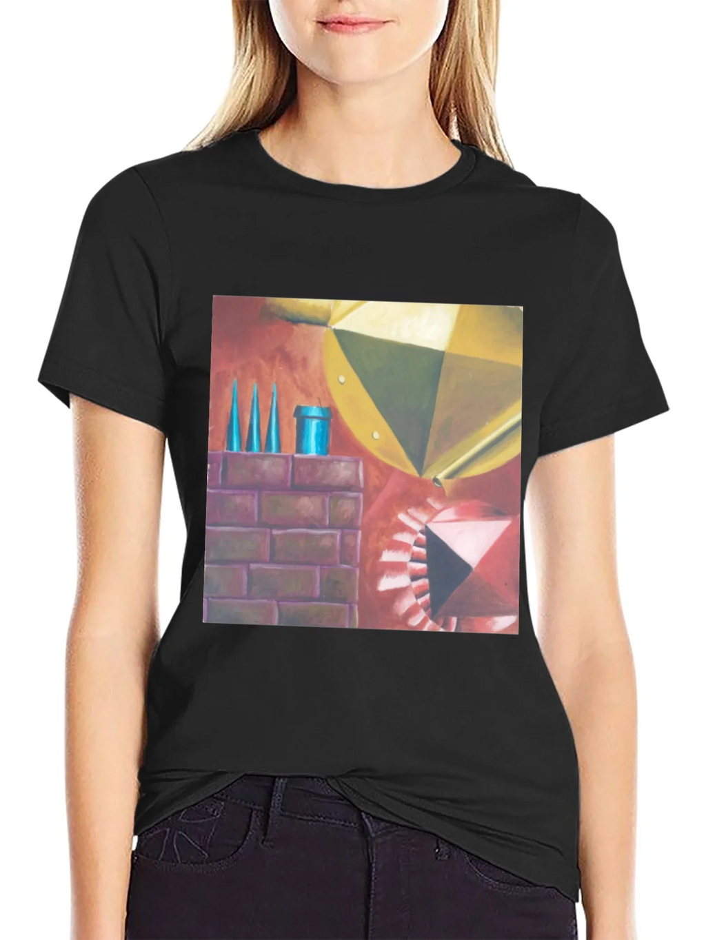 Geometric Art T-Shirt - Abstract Design Tee product image 2