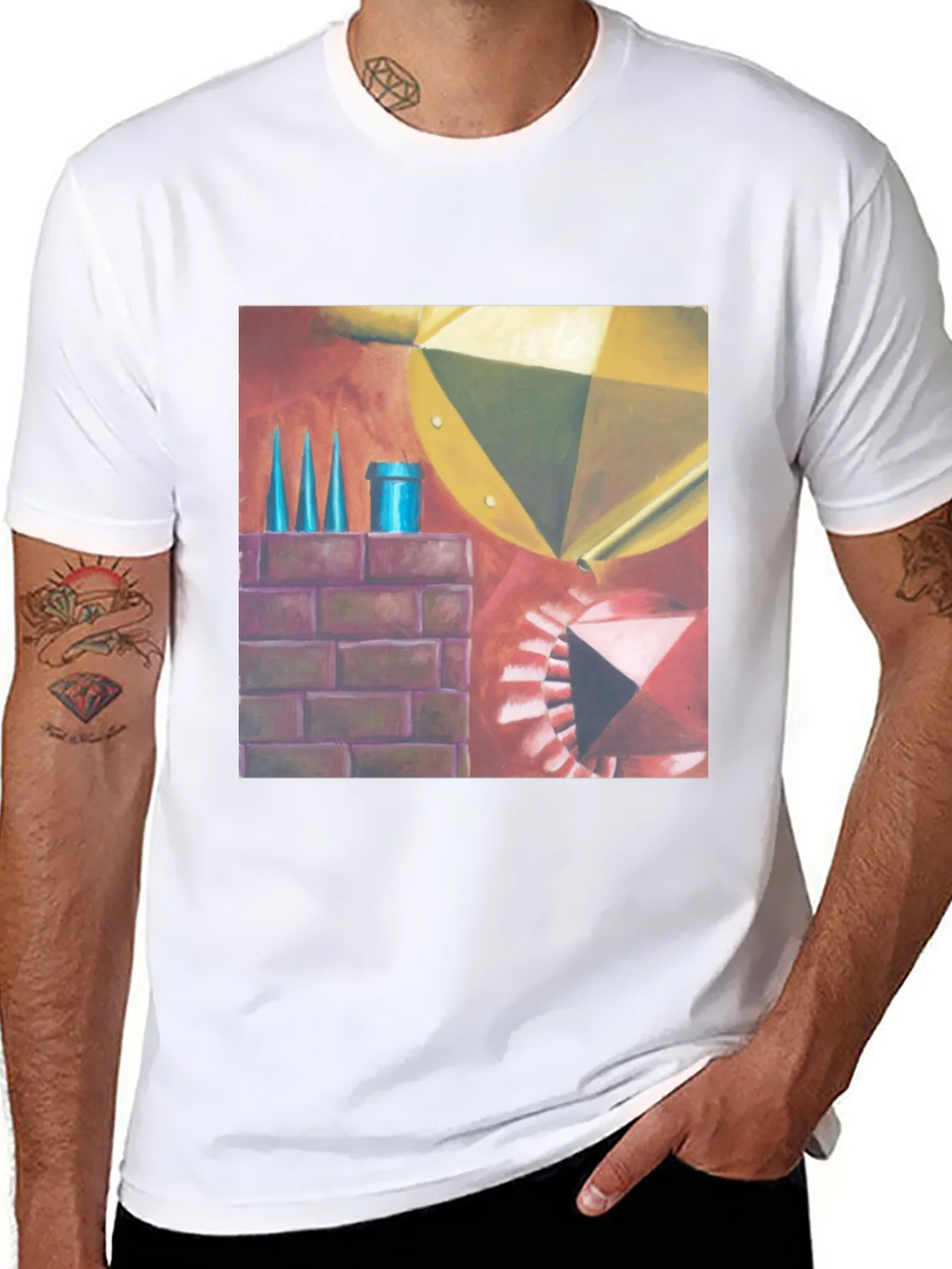 Geometric Art T-Shirt - Abstract Design Tee product image 7