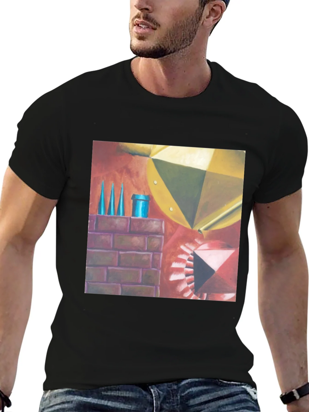 Geometric Art T-Shirt - Abstract Design Tee product image 6
