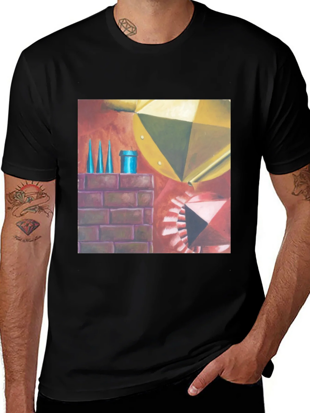 Geometric Art T-Shirt - Abstract Design Tee product image 1