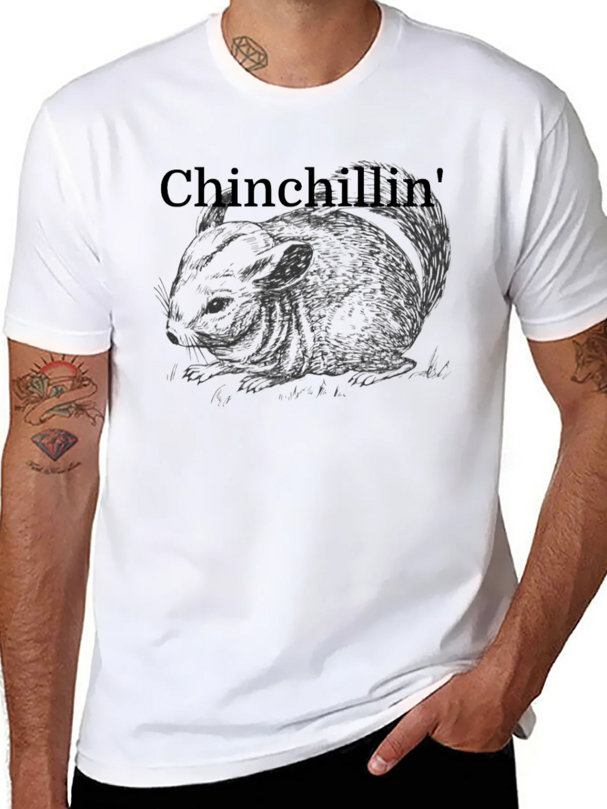 Chinchillin Graphic T-Shirt - Relaxed Comfort product image 7