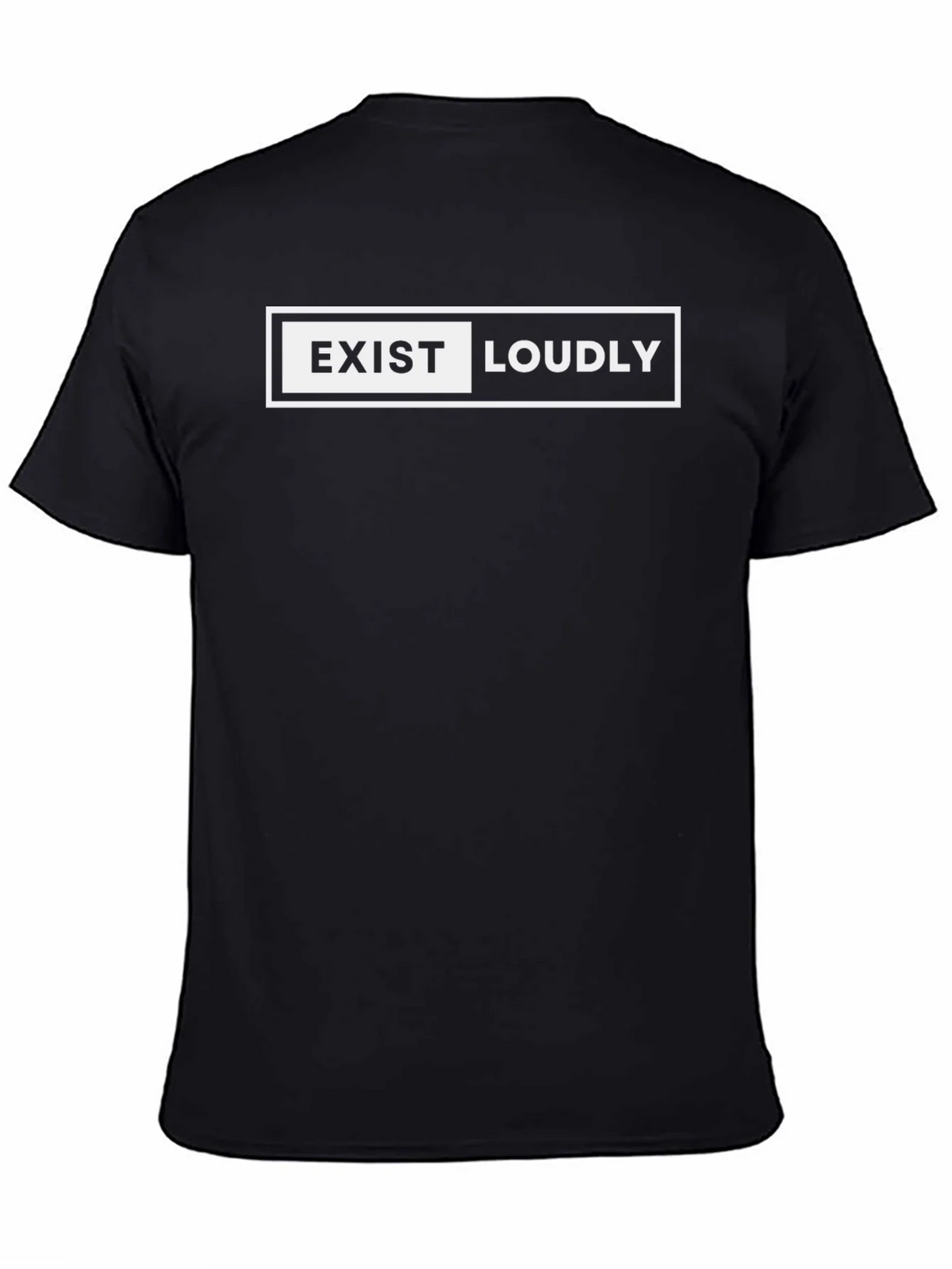 Exist Loudly Graphic T-Shirt - Bold Statement Tee product image 4