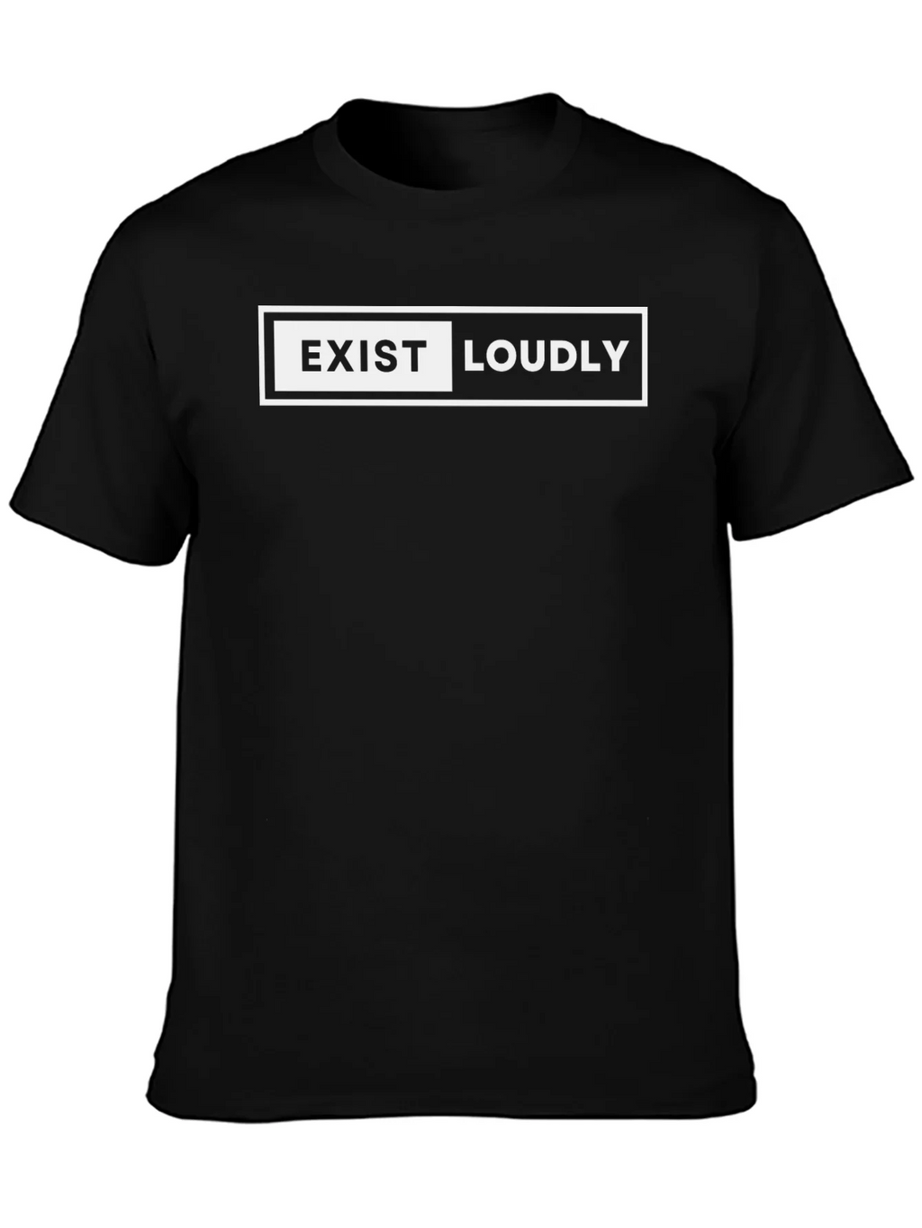 Exist Loudly Graphic T-Shirt - Bold Statement Tee product image 3