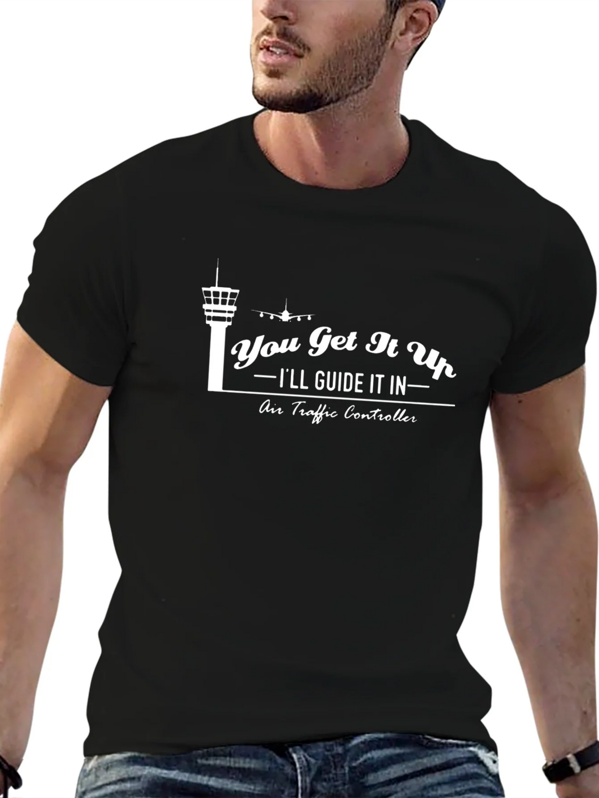 Air Traffic Controller Funny Graphic Tee product image 6