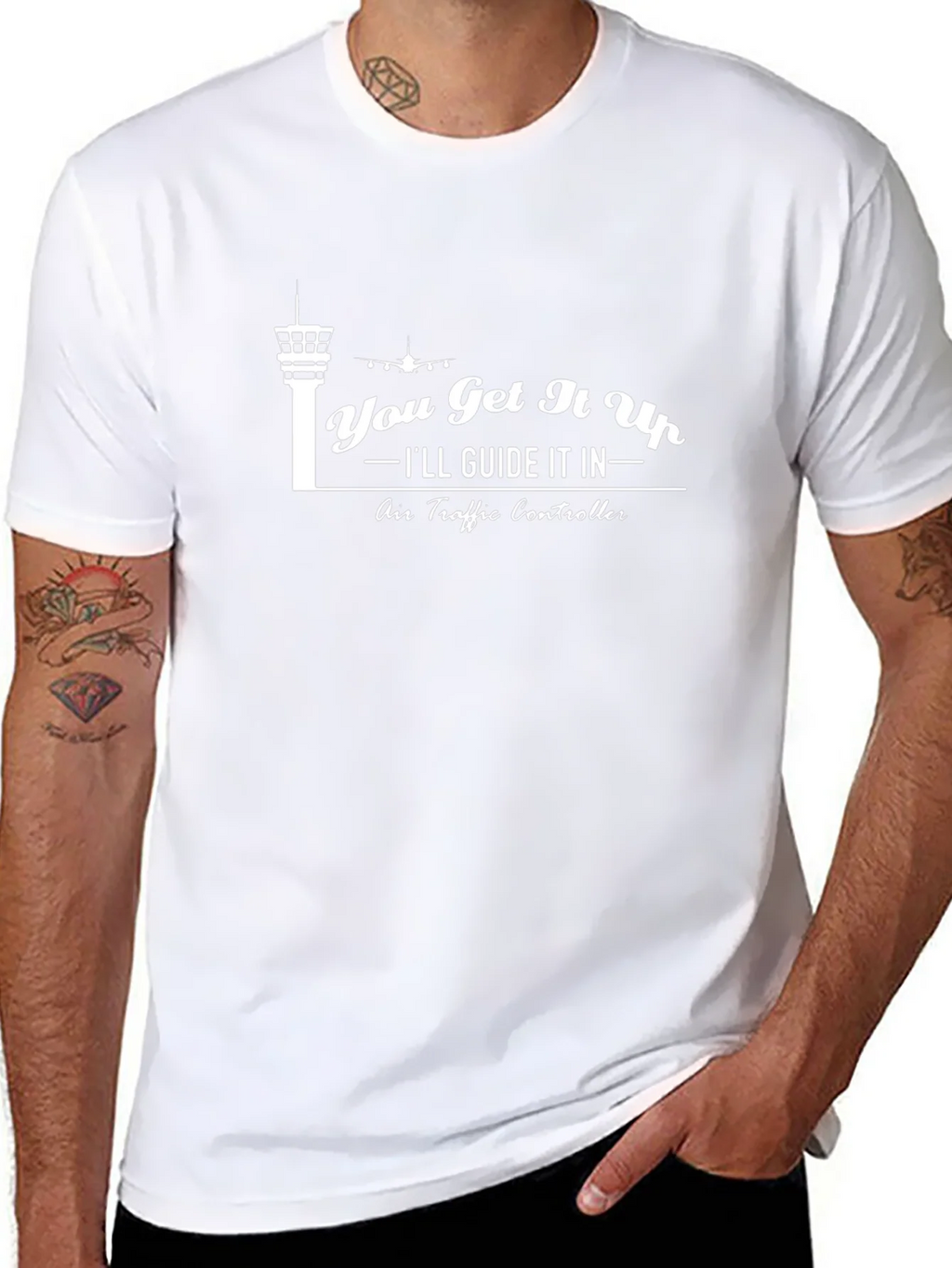 Air Traffic Controller Funny Graphic Tee product image 7