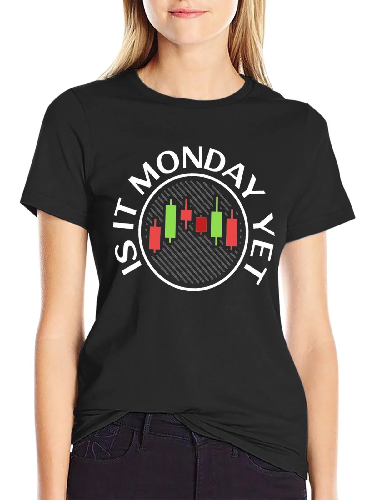 Is It Monday Yet T-Shirt - Stock Market Trader product image 2