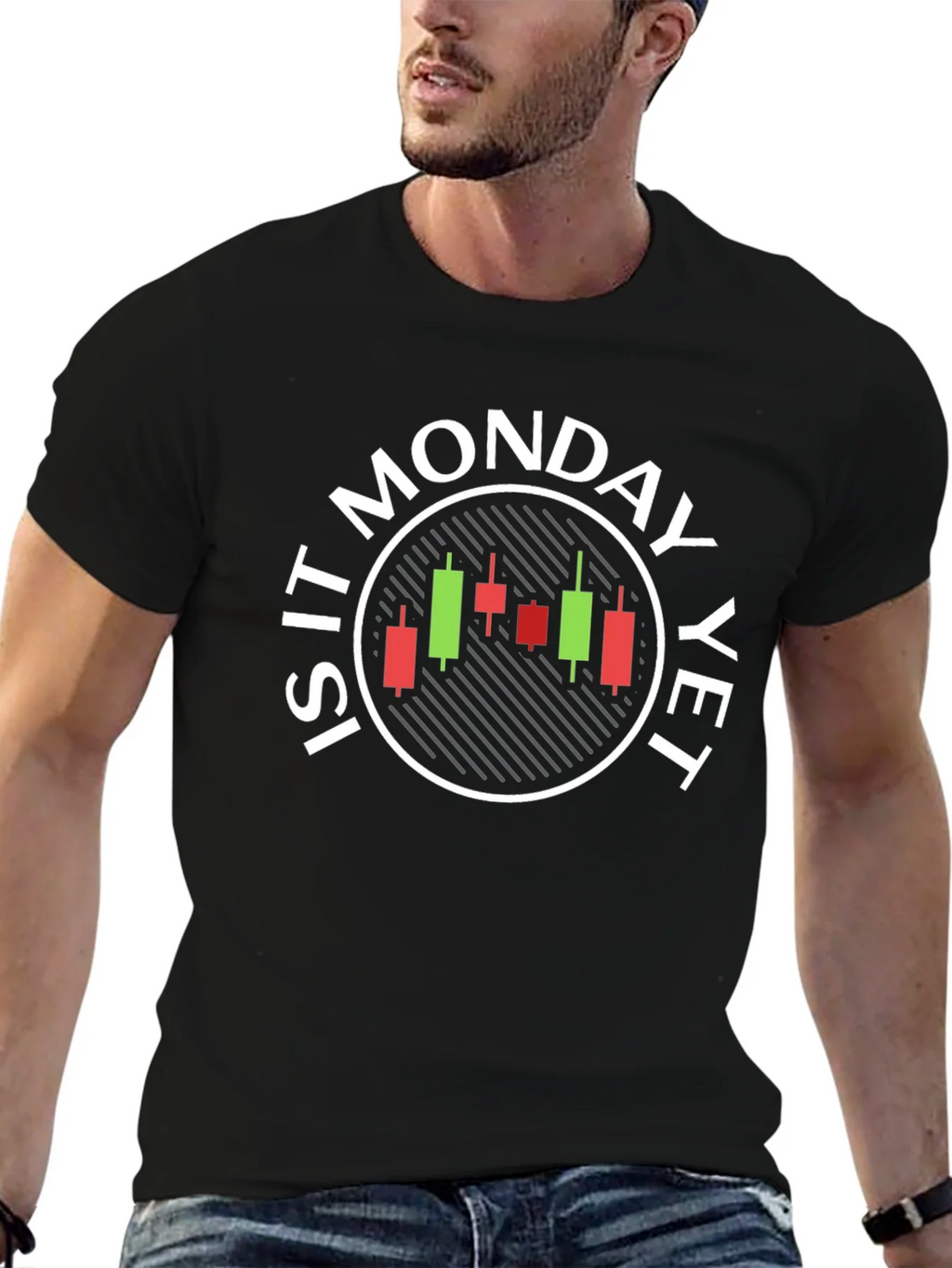 Is It Monday Yet T-Shirt - Stock Market Trader product image 6