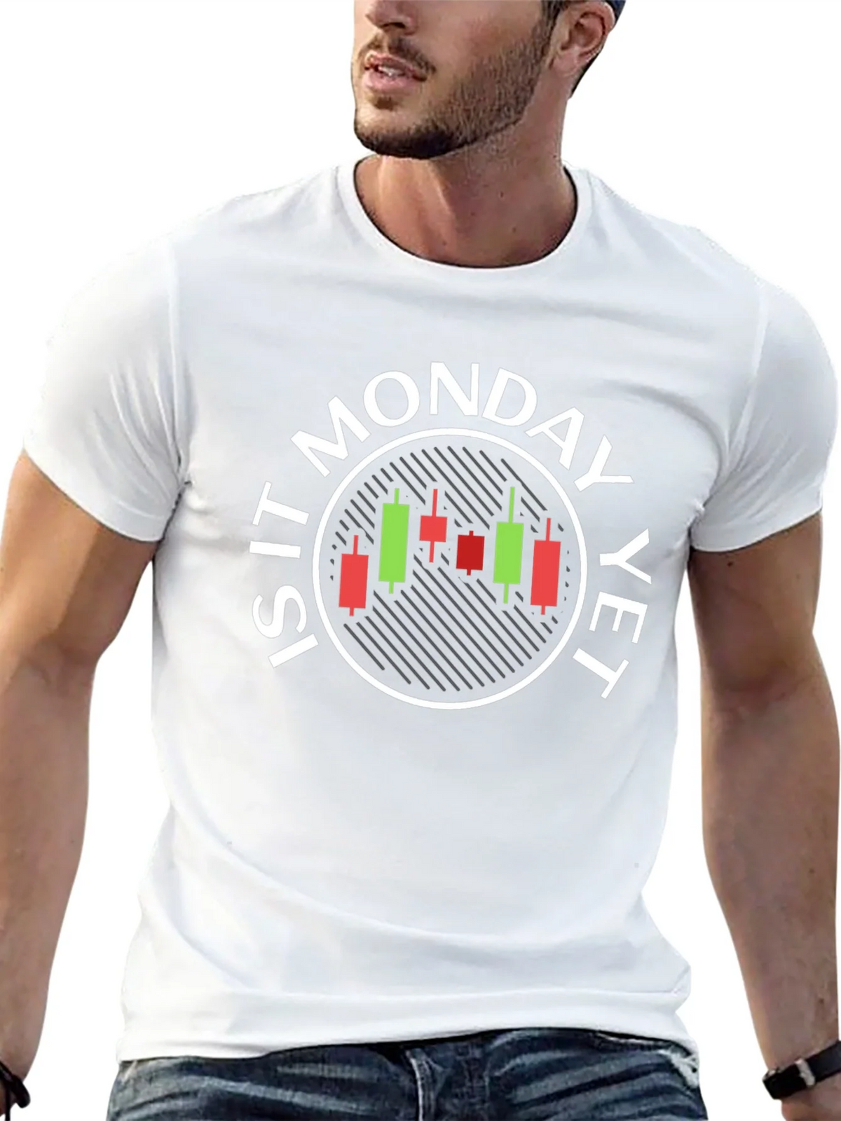 Is It Monday Yet T-Shirt - Stock Market Trader product image 12
