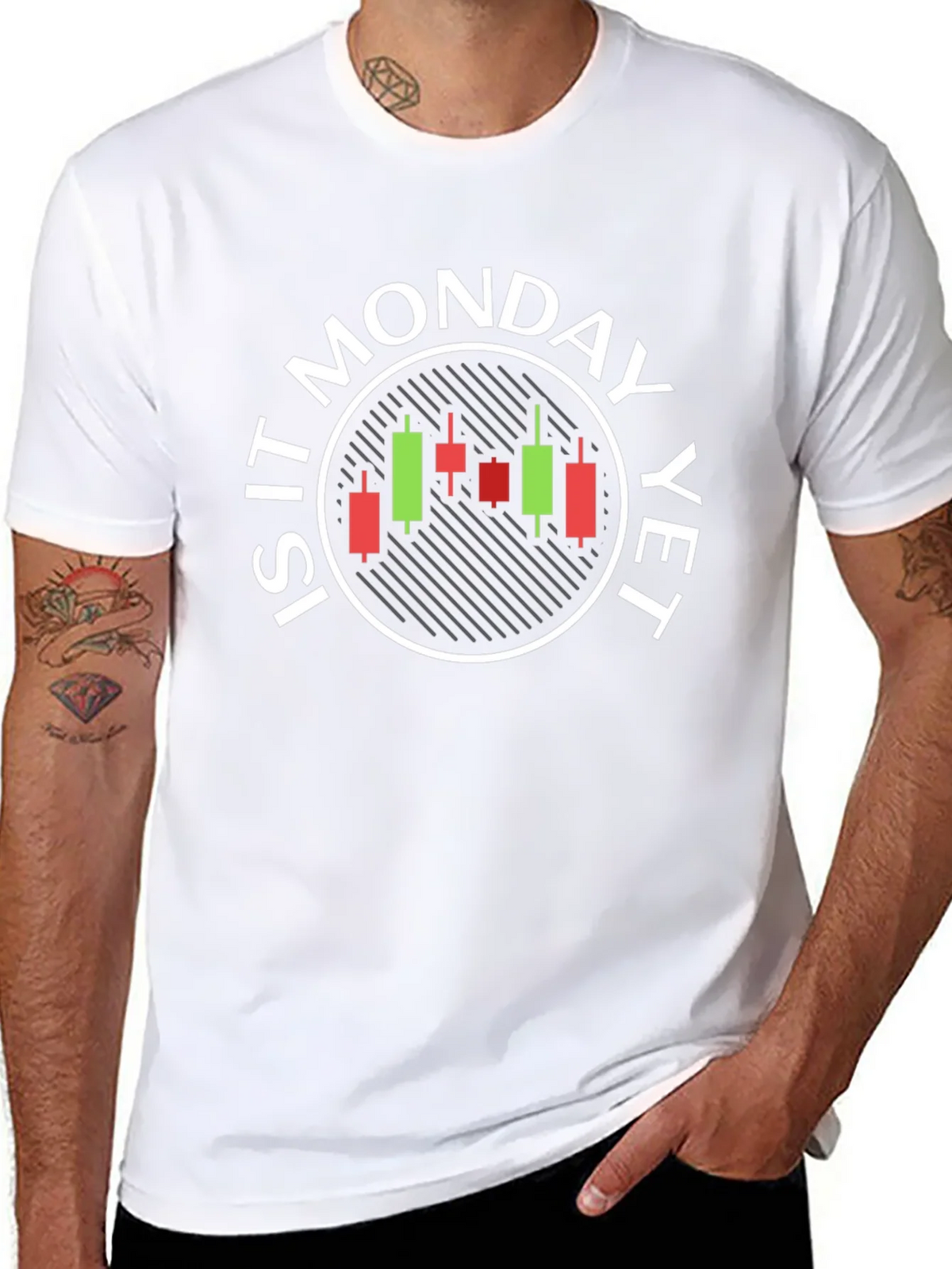 Is It Monday Yet T-Shirt - Stock Market Trader product image 7