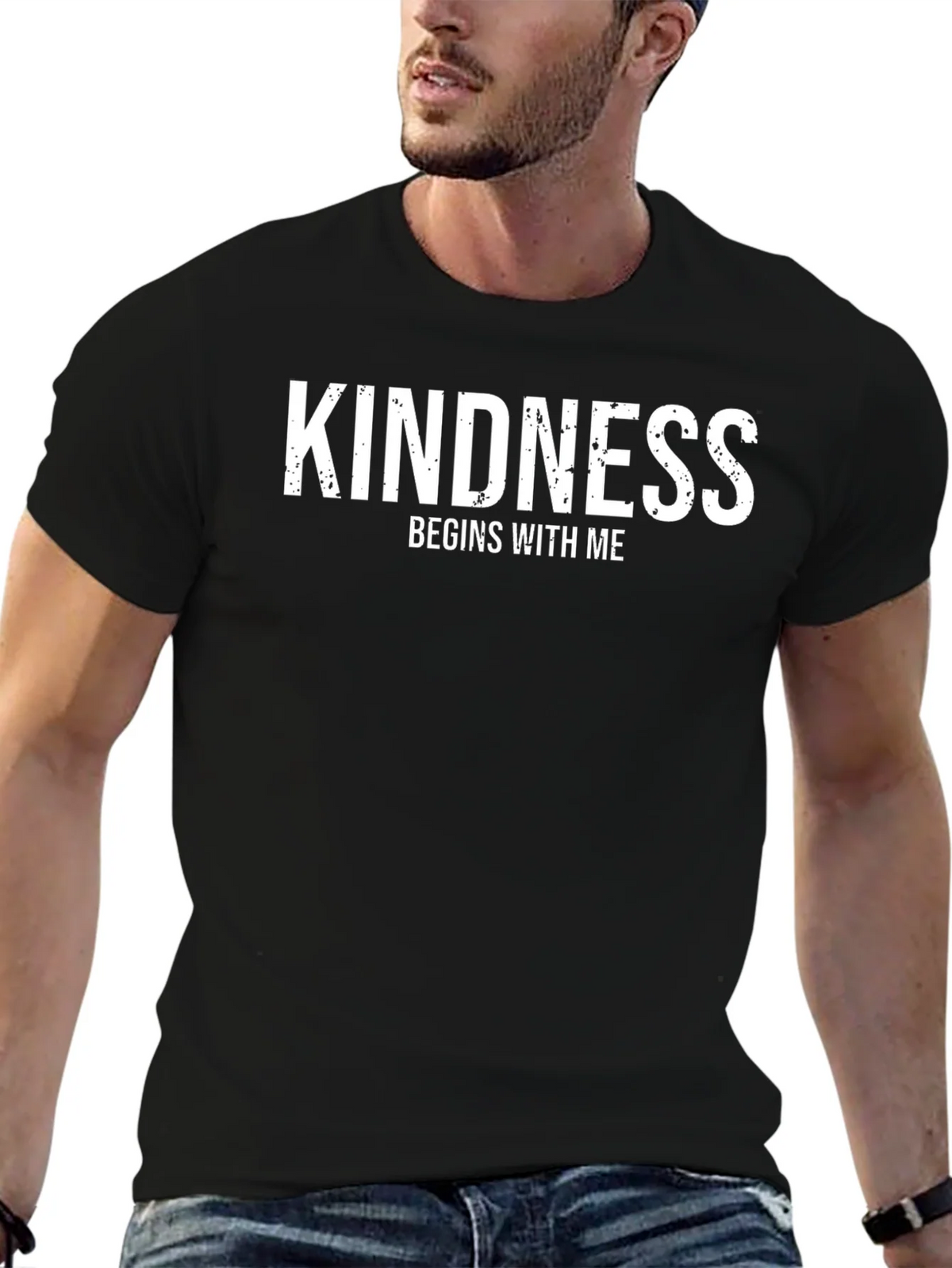 Kindness Begins With Me Black T-Shirt product image 6