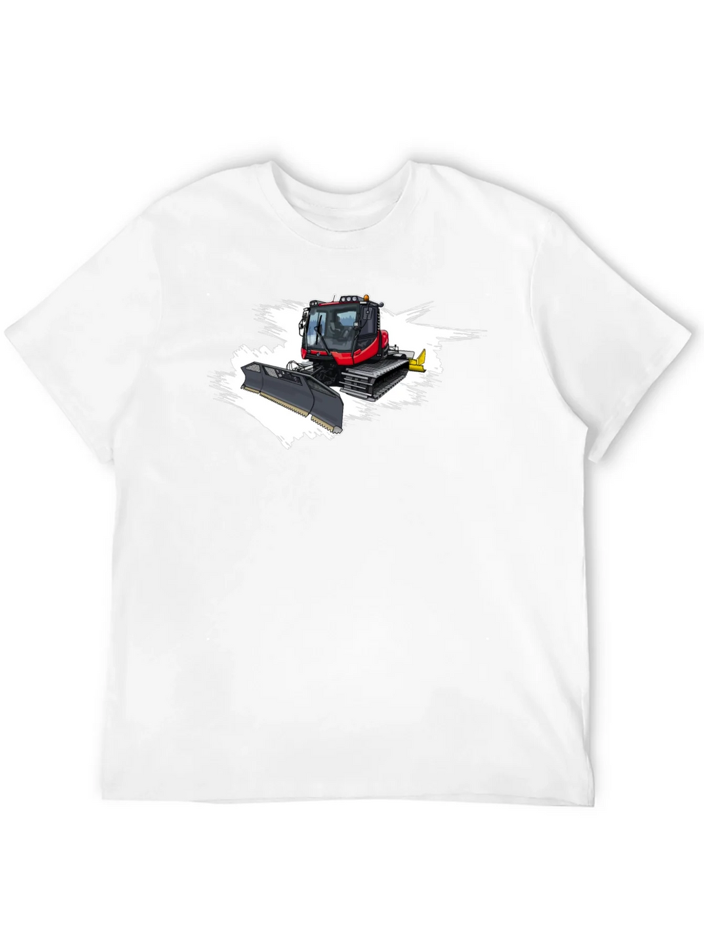 Snow Groomer Graphic Tee - Black Cotton Shirt product image 11