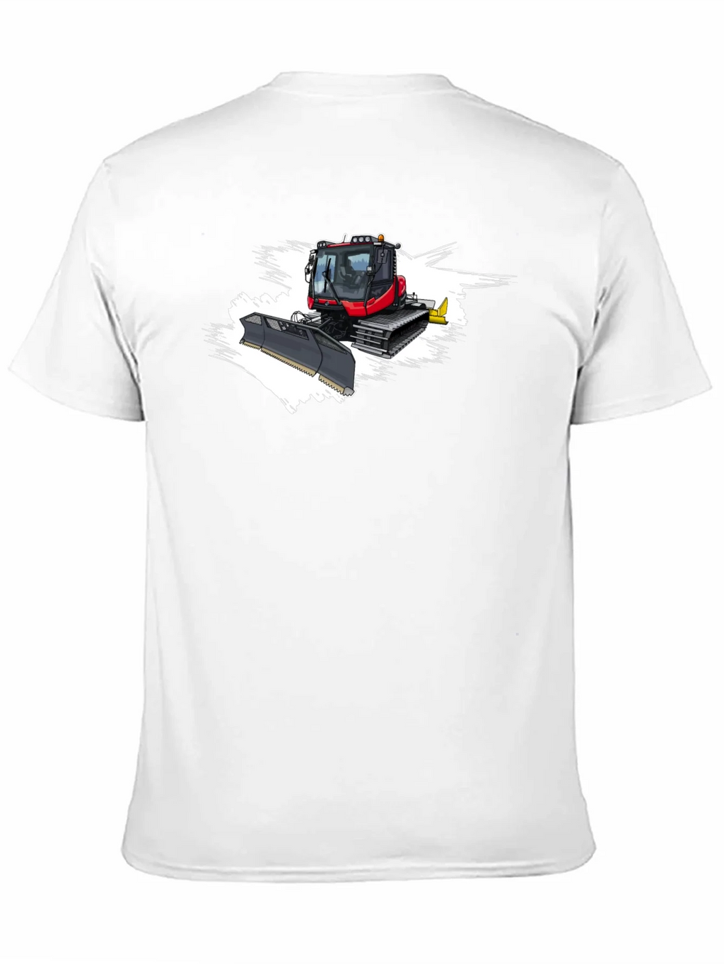 Snow Groomer Graphic Tee - Black Cotton Shirt product image 10