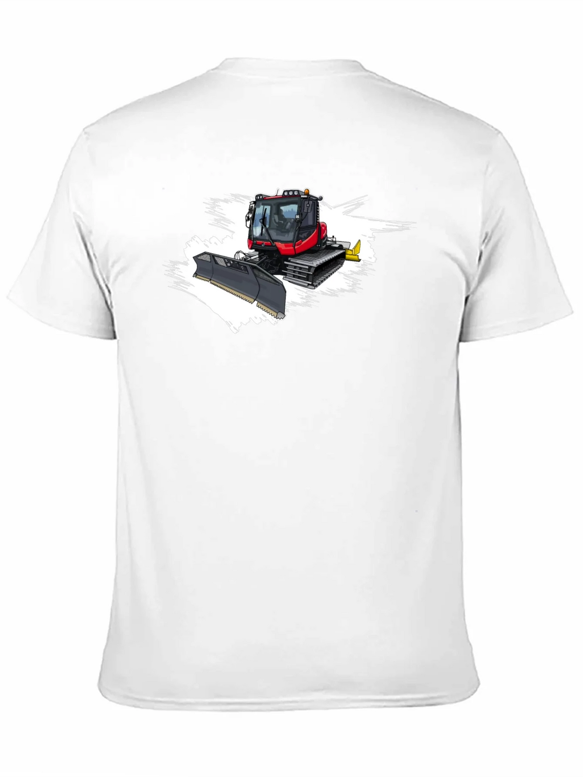 Snow Groomer Graphic Tee - Black Cotton Shirt product image 10