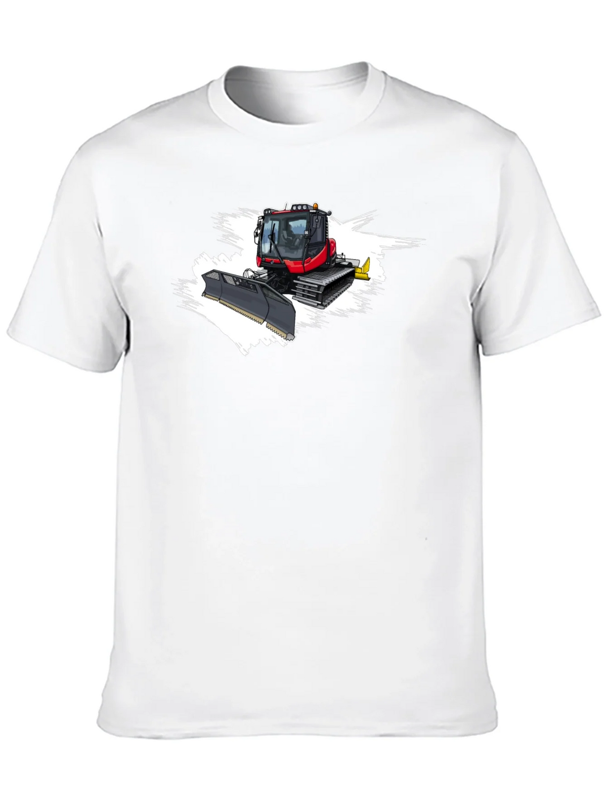 Snow Groomer Graphic Tee - Black Cotton Shirt product image 9