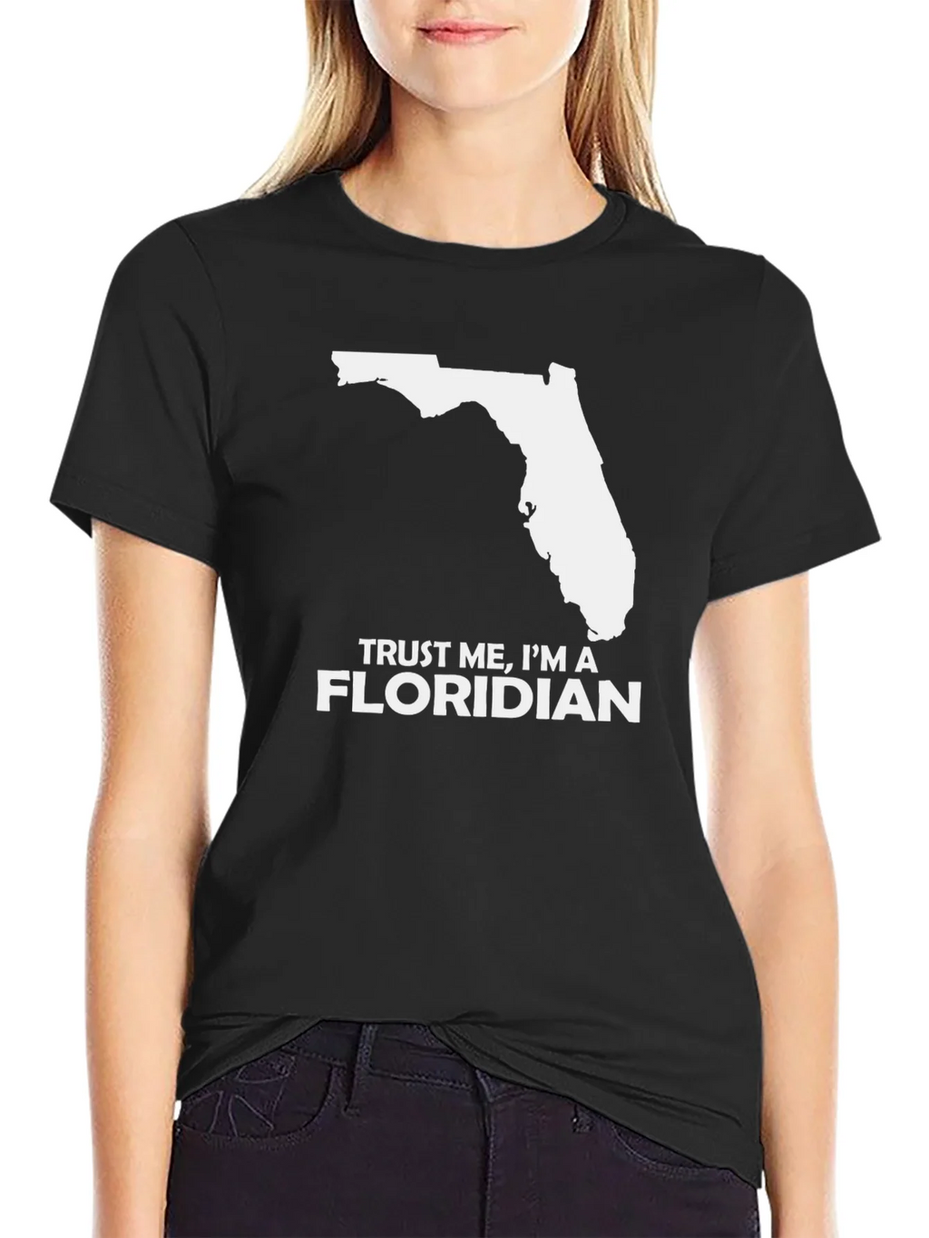 Trust Me Im a Floridian Black T-Shirt product image 2