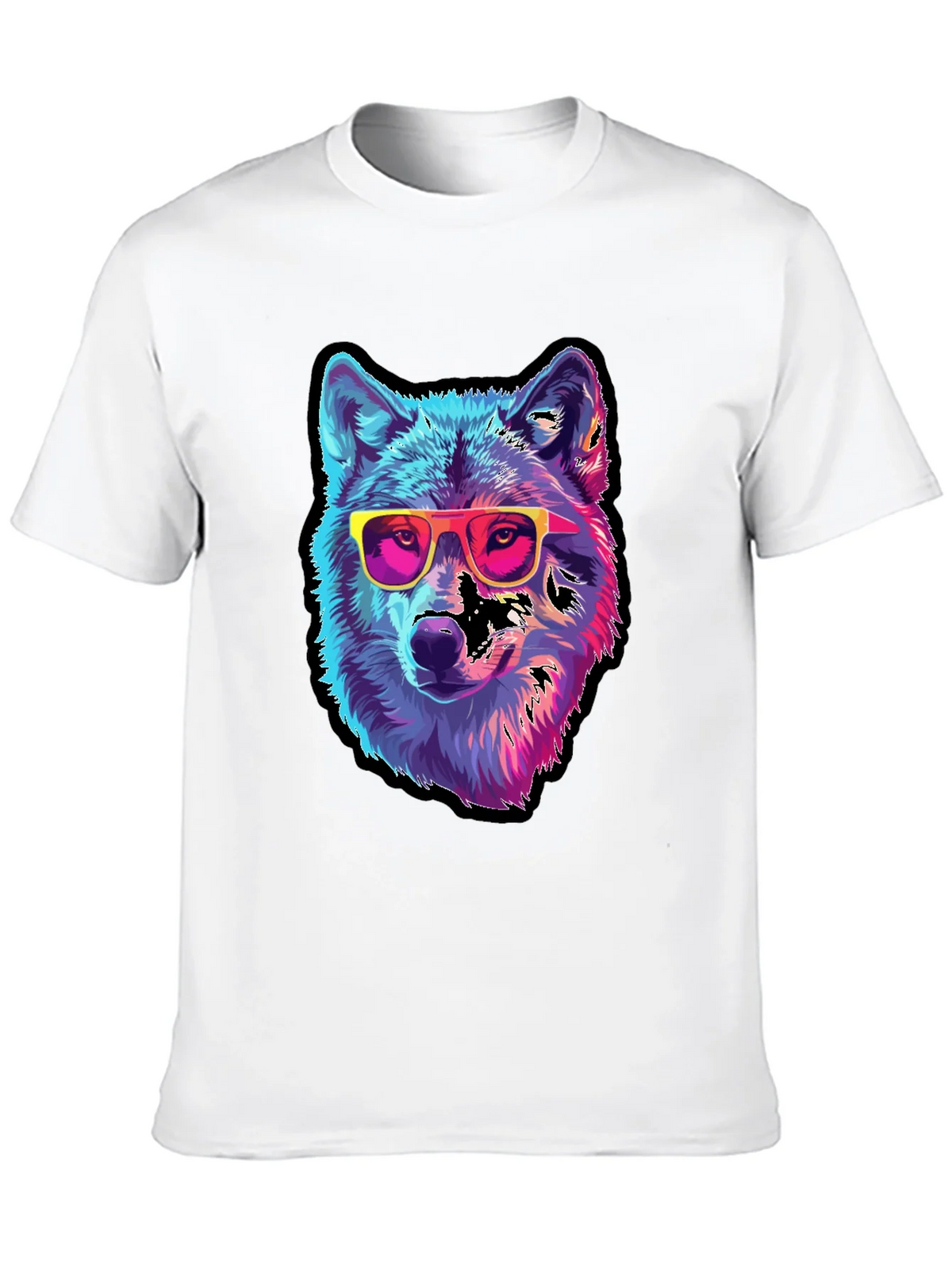 Cool Wolf Graphic Tee - Black product image 9
