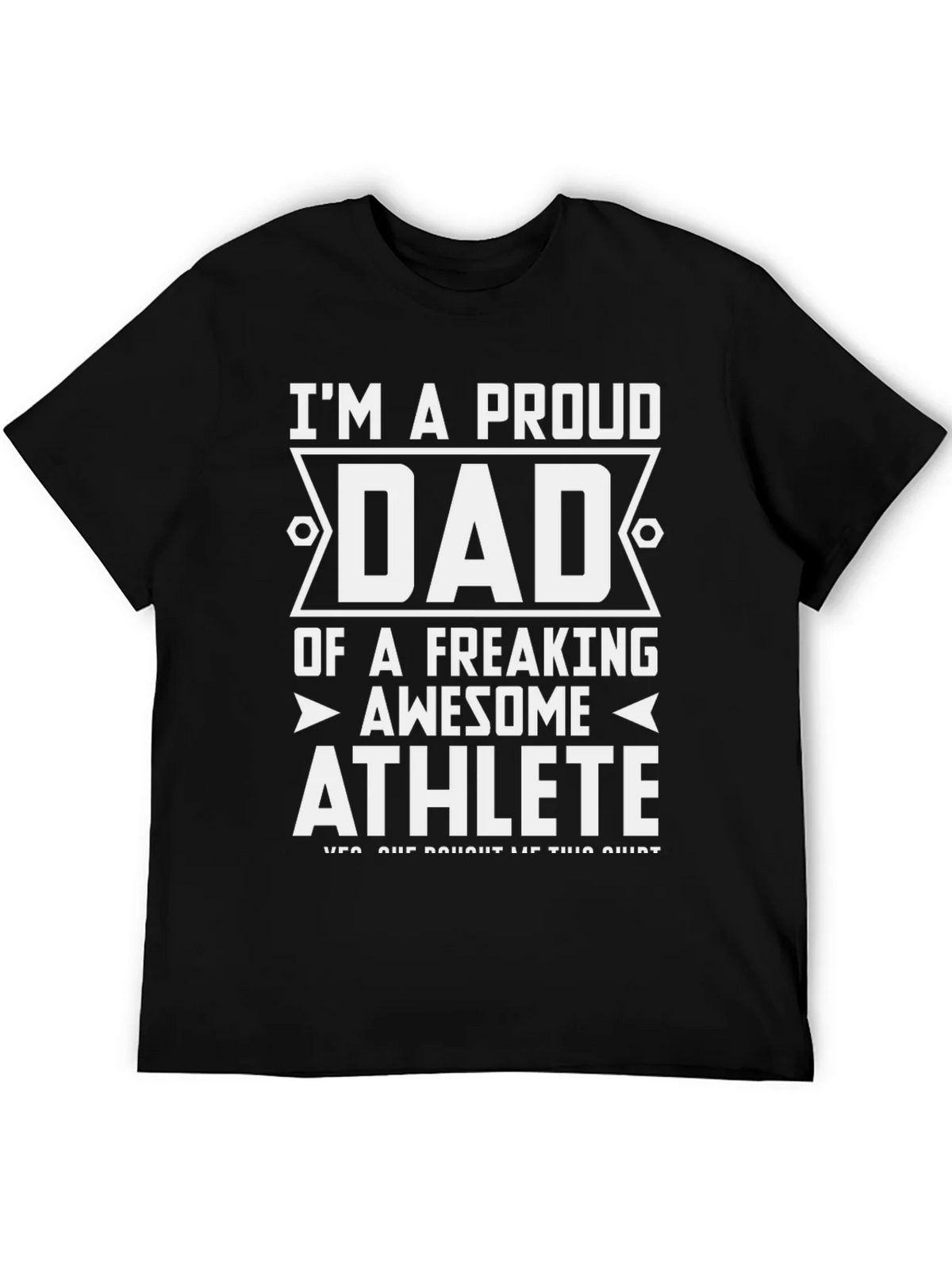 Proud Dad Athlete Graphic Tee product image 5