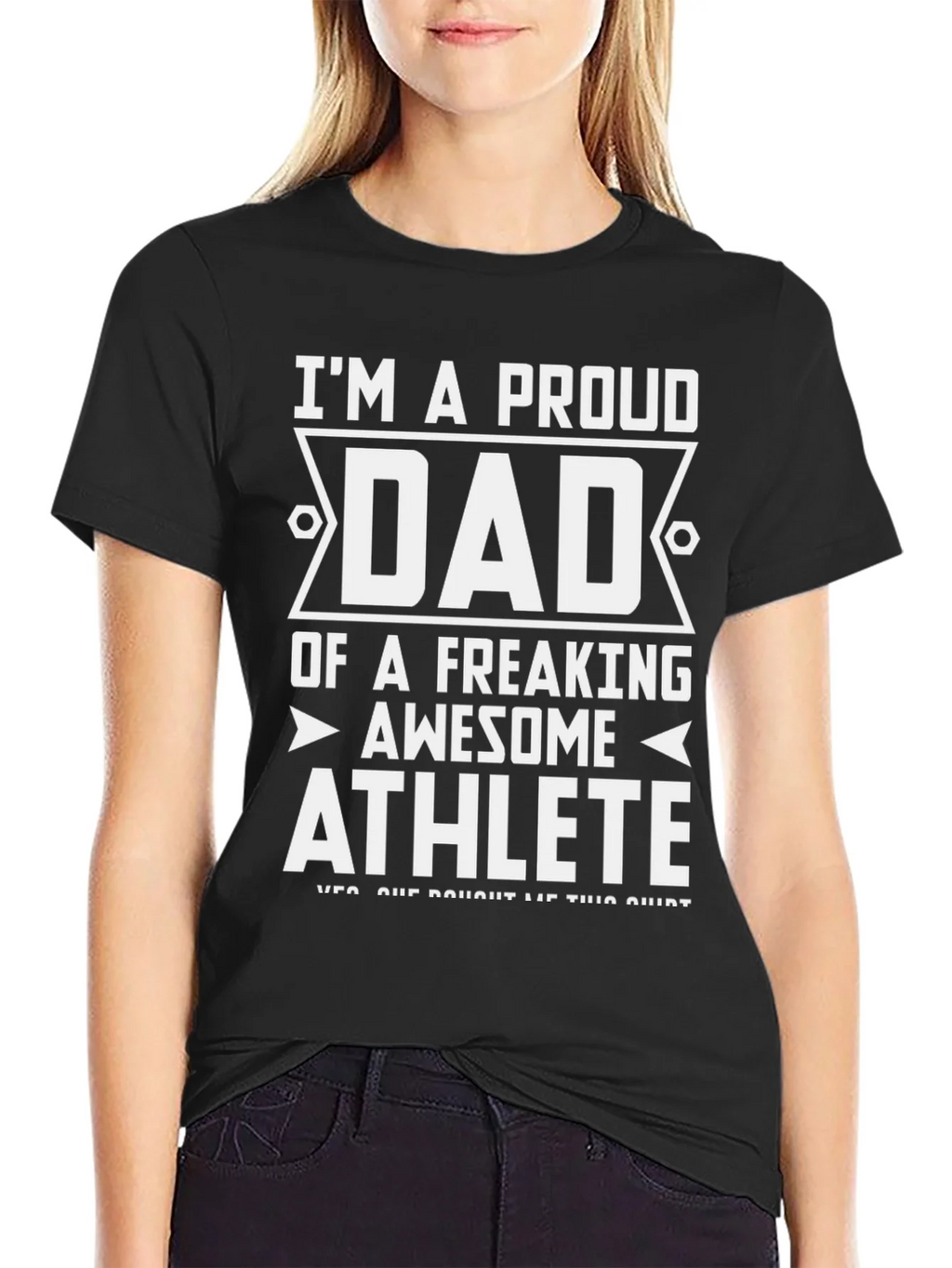Proud Dad Athlete Graphic Tee product image 2