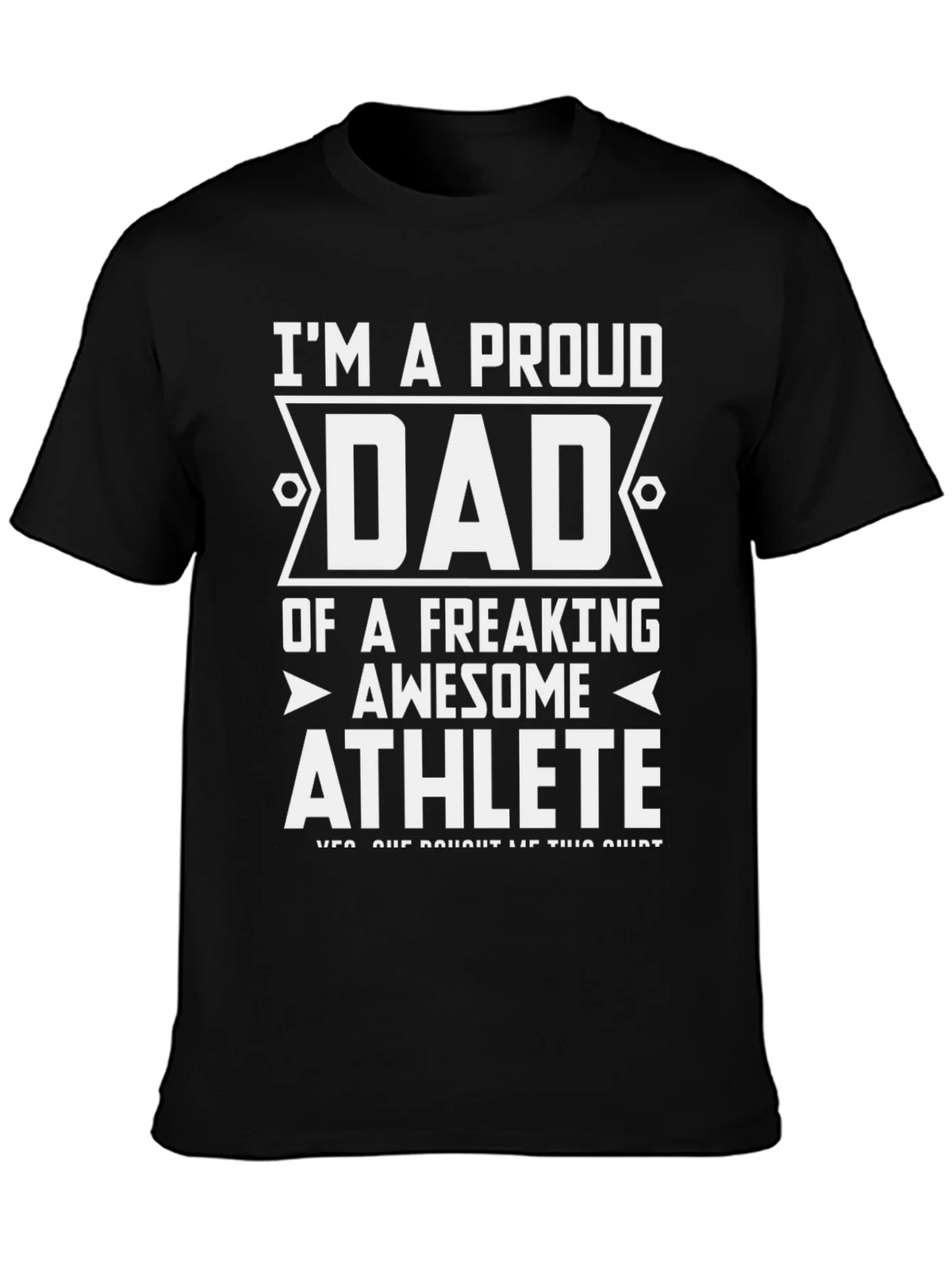 Proud Dad Athlete Graphic Tee product image 3