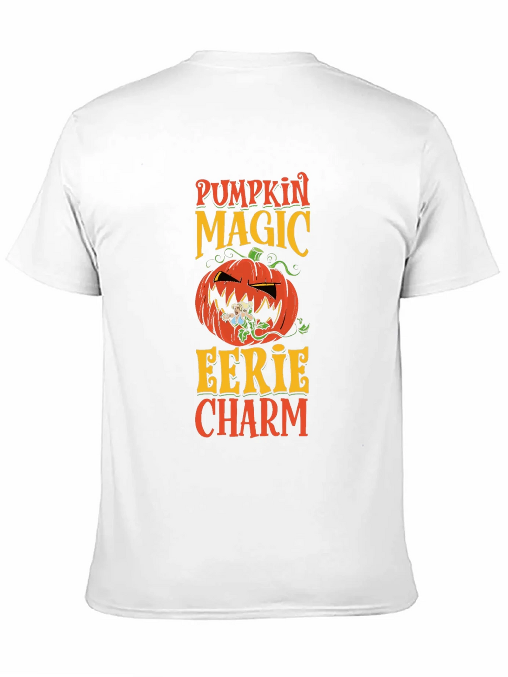 Pumpkin Magic Eerie Charm Halloween T-Shirt product image 9