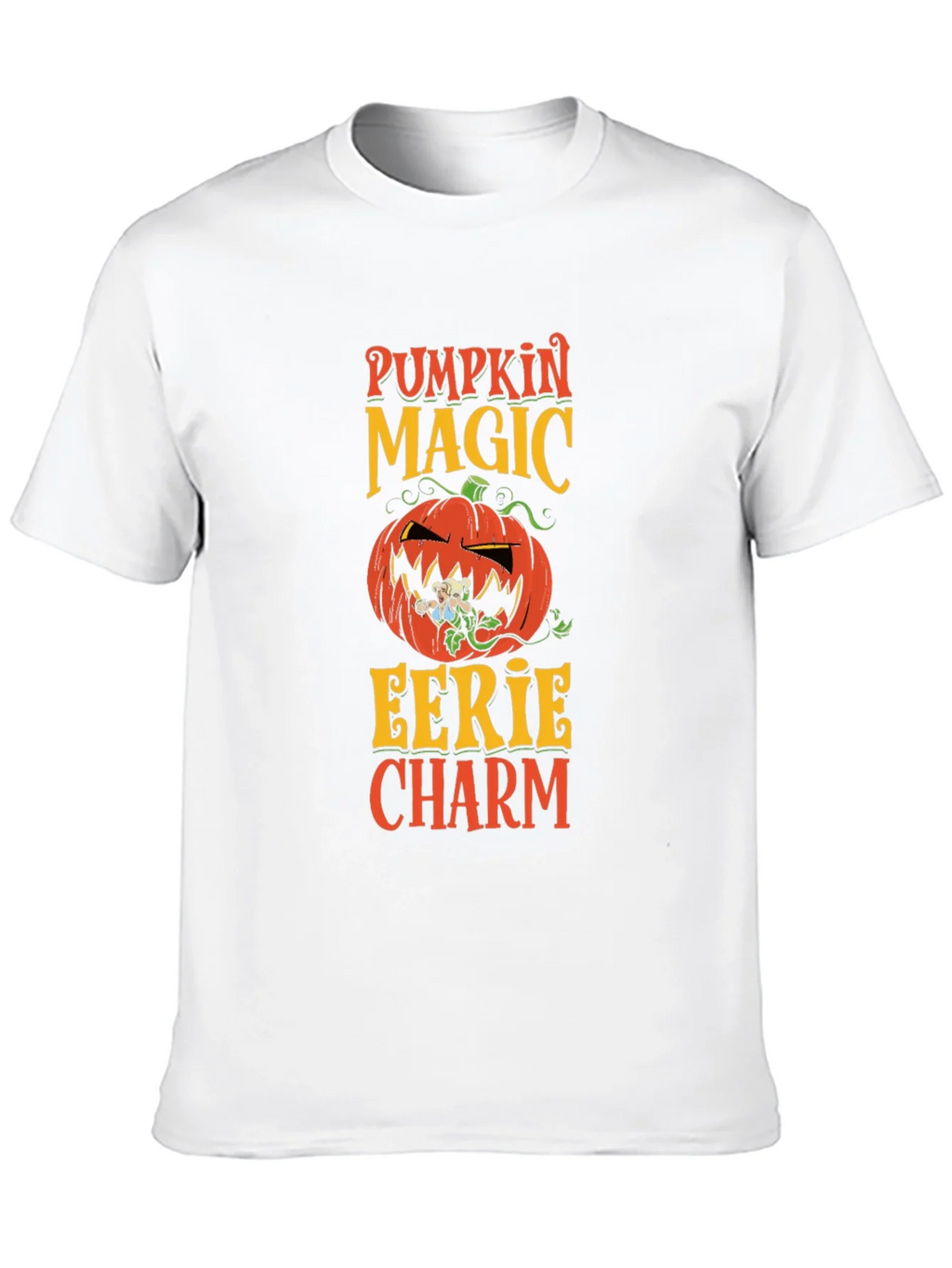 Pumpkin Magic Eerie Charm Halloween T-Shirt product image 8