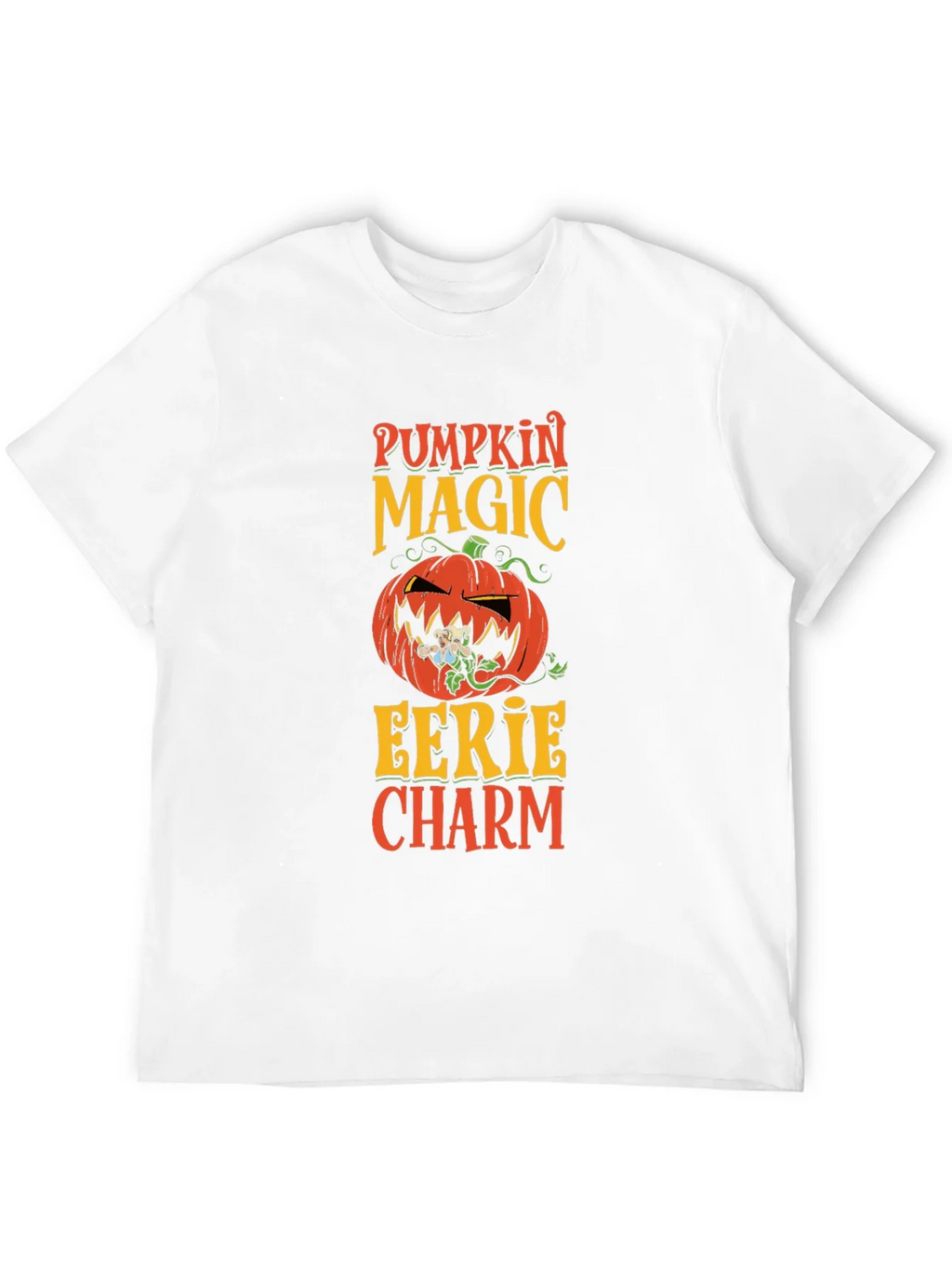 Pumpkin Magic Eerie Charm Halloween T-Shirt product image 10