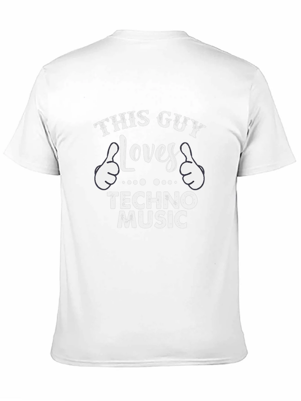 This Guy Loves Techno Music T-Shirt product image 8