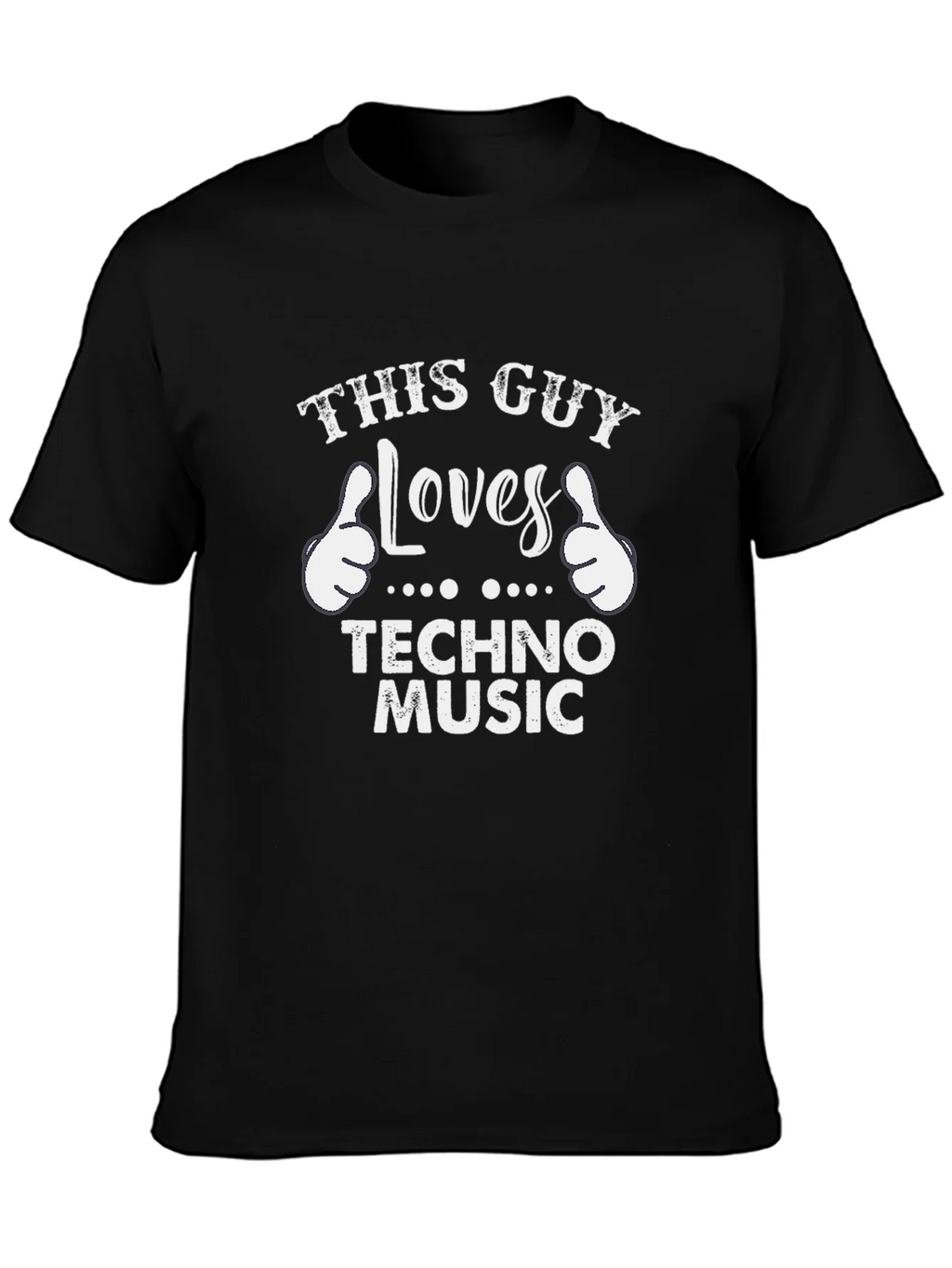 This Guy Loves Techno Music T-Shirt product image 3