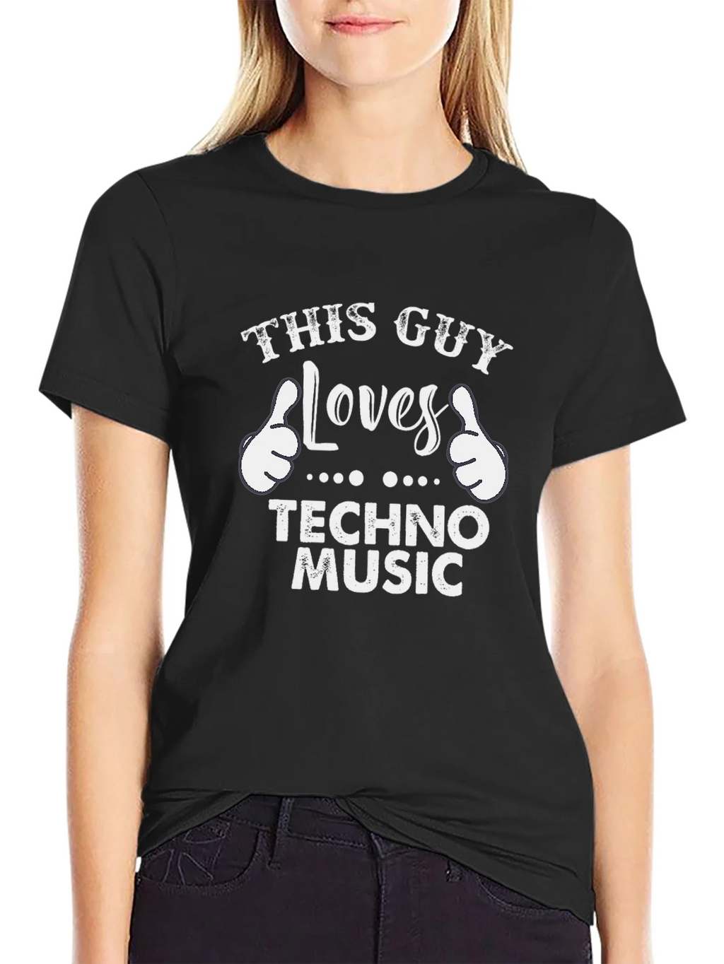 This Guy Loves Techno Music T-Shirt product image 2