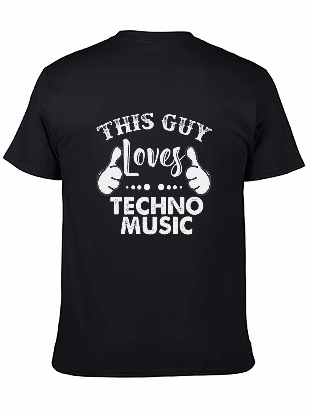 This Guy Loves Techno Music T-Shirt product image 4