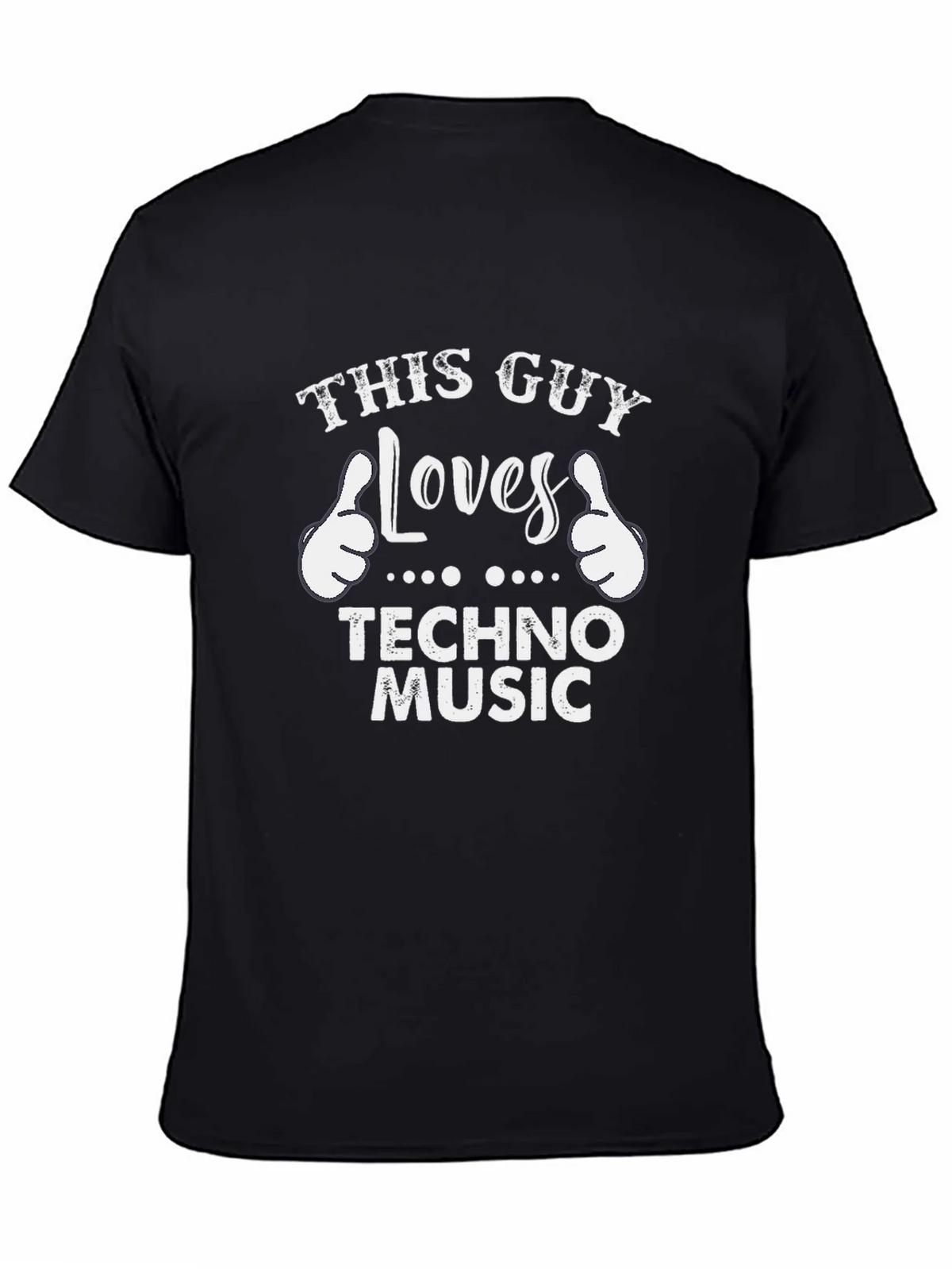 This Guy Loves Techno Music T-Shirt product image 4
