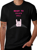 Ready to Rockn Roll Black T-Shirt product image 1