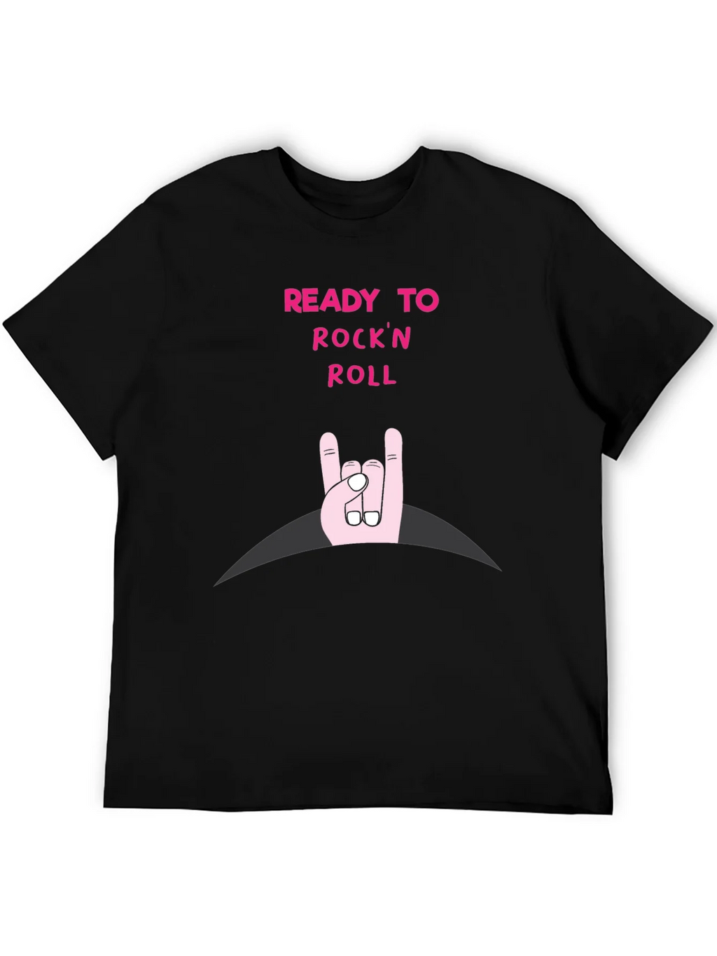 Ready to Rockn Roll Black T-Shirt product image 5