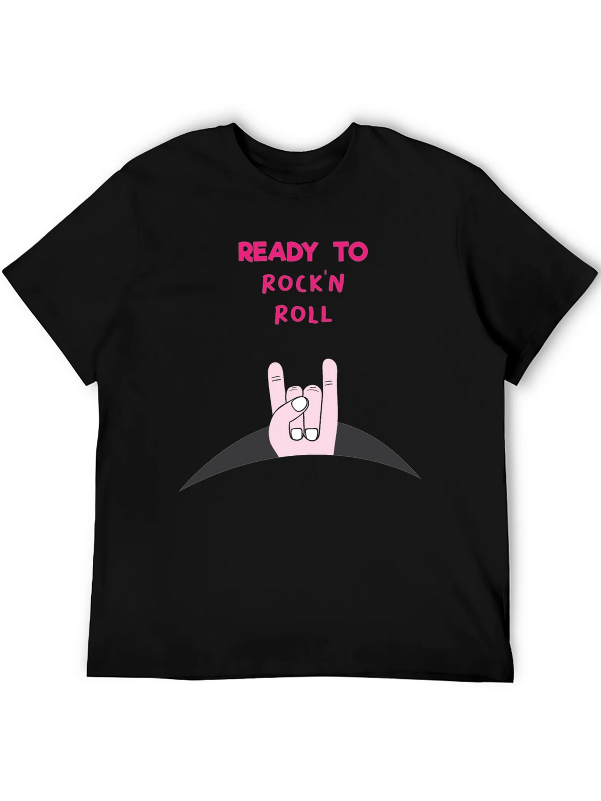 Ready to Rockn Roll Black T-Shirt product image 5