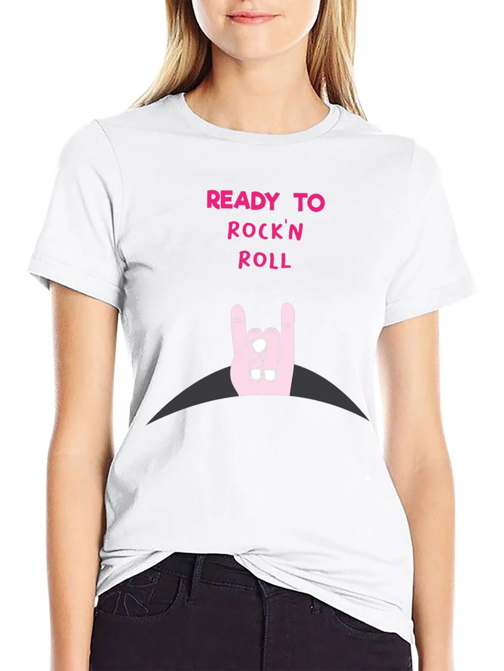 Ready to Rockn Roll Black T-Shirt product image 8