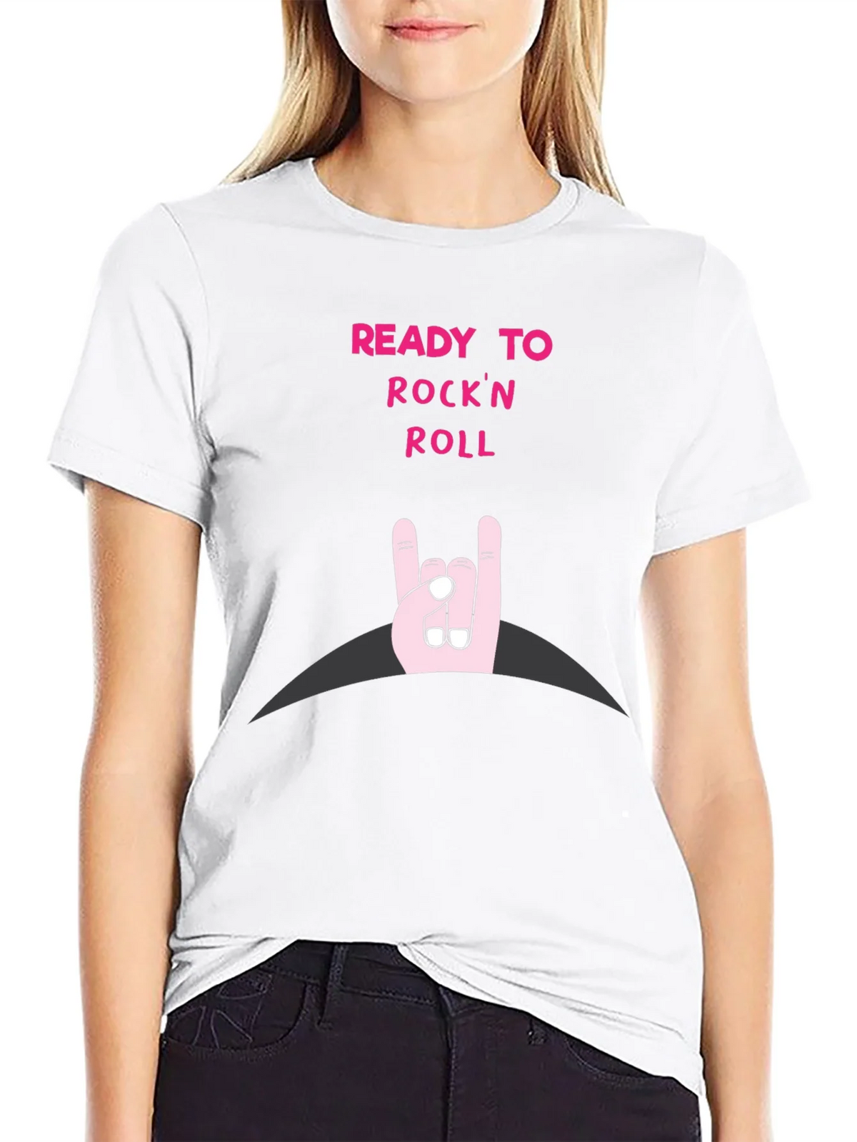 Ready to Rockn Roll Black T-Shirt product image 8