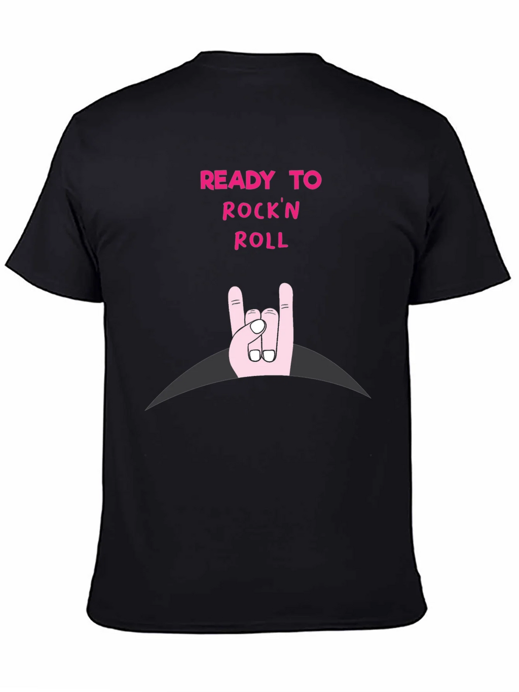 Ready to Rockn Roll Black T-Shirt product image 4