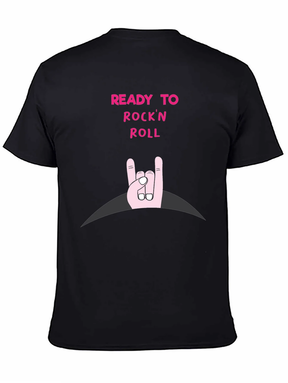 Ready to Rockn Roll Black T-Shirt product image 4