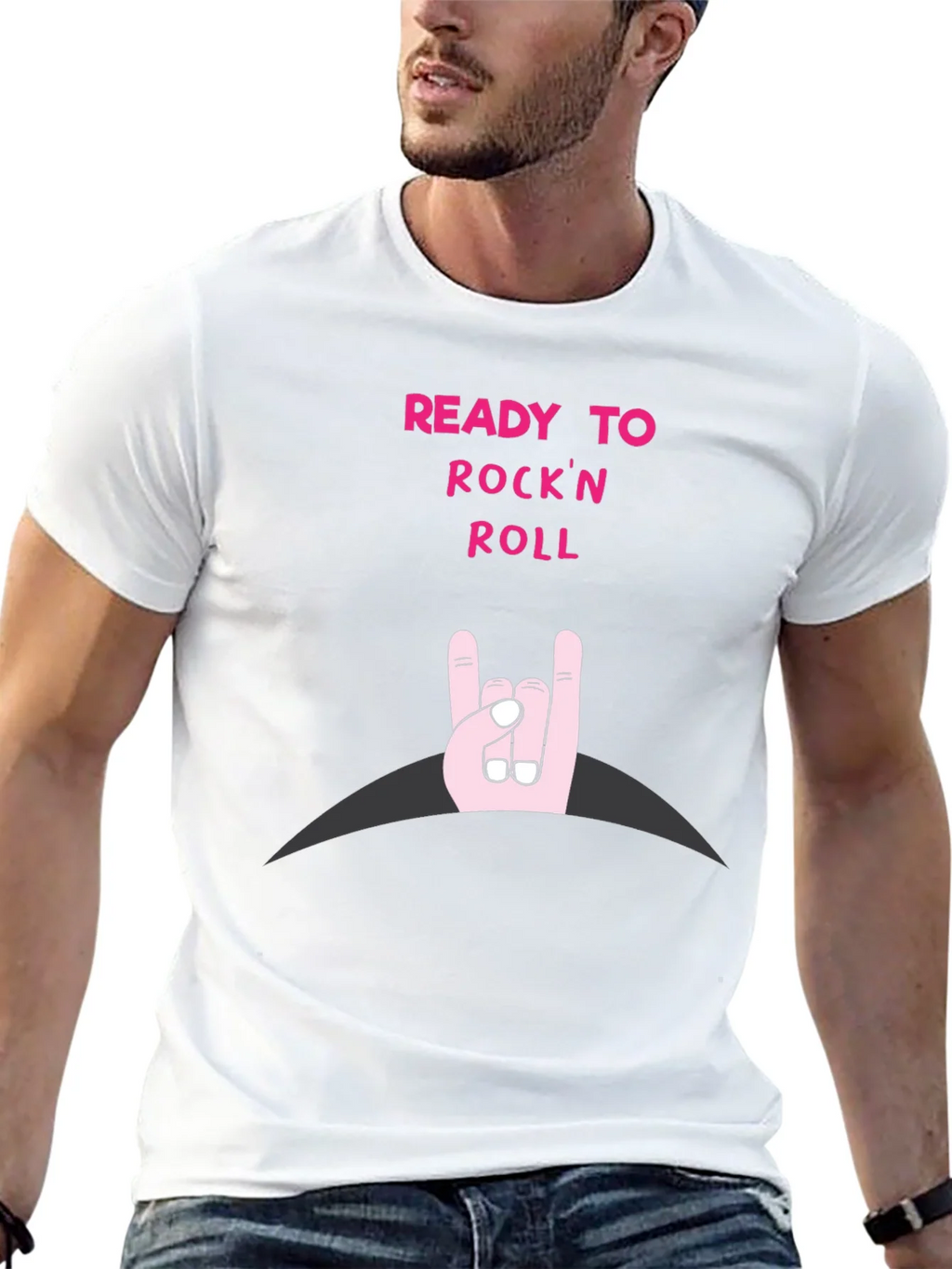 Ready to Rockn Roll Black T-Shirt product image 12