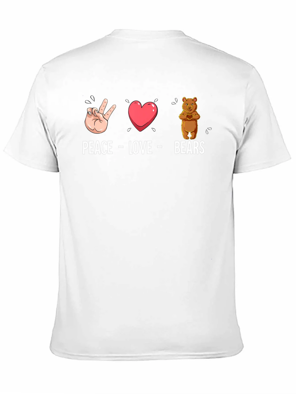 Peace Love Bears Graphic T-Shirt product image 10
